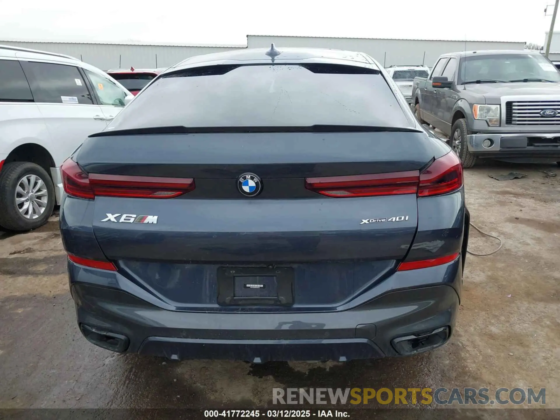 17 fotografías del automóvil dañado 5UXCY6C08N9N30013 BMW X6 2022