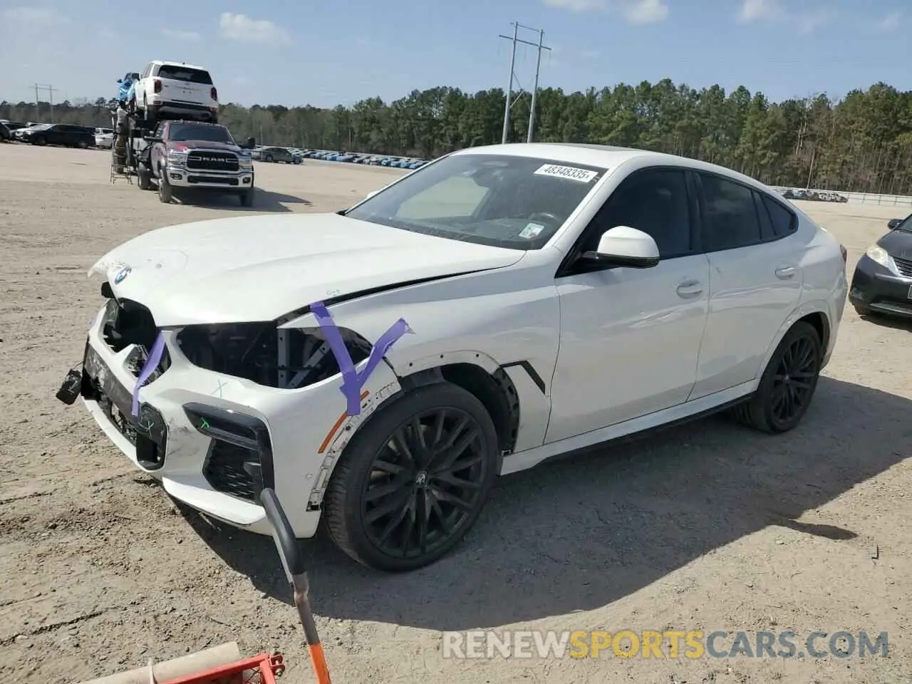 1 fotografías del automóvil dañado 5UXCY6C0XN9K78927 BMW X6 2022