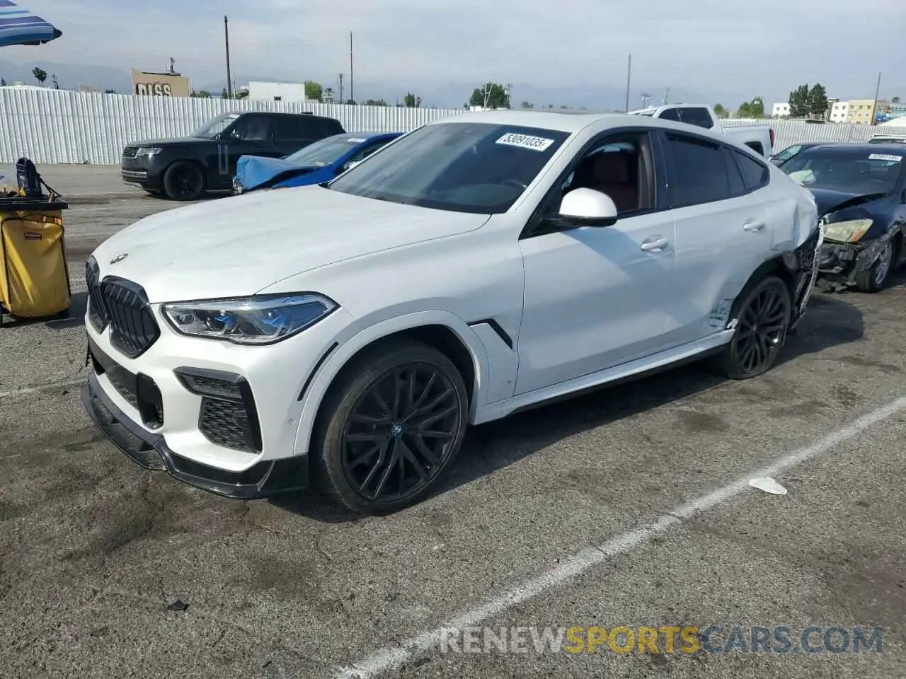 1 fotografías del automóvil dañado 5UXCY8C03N9K22484 BMW X6 2022