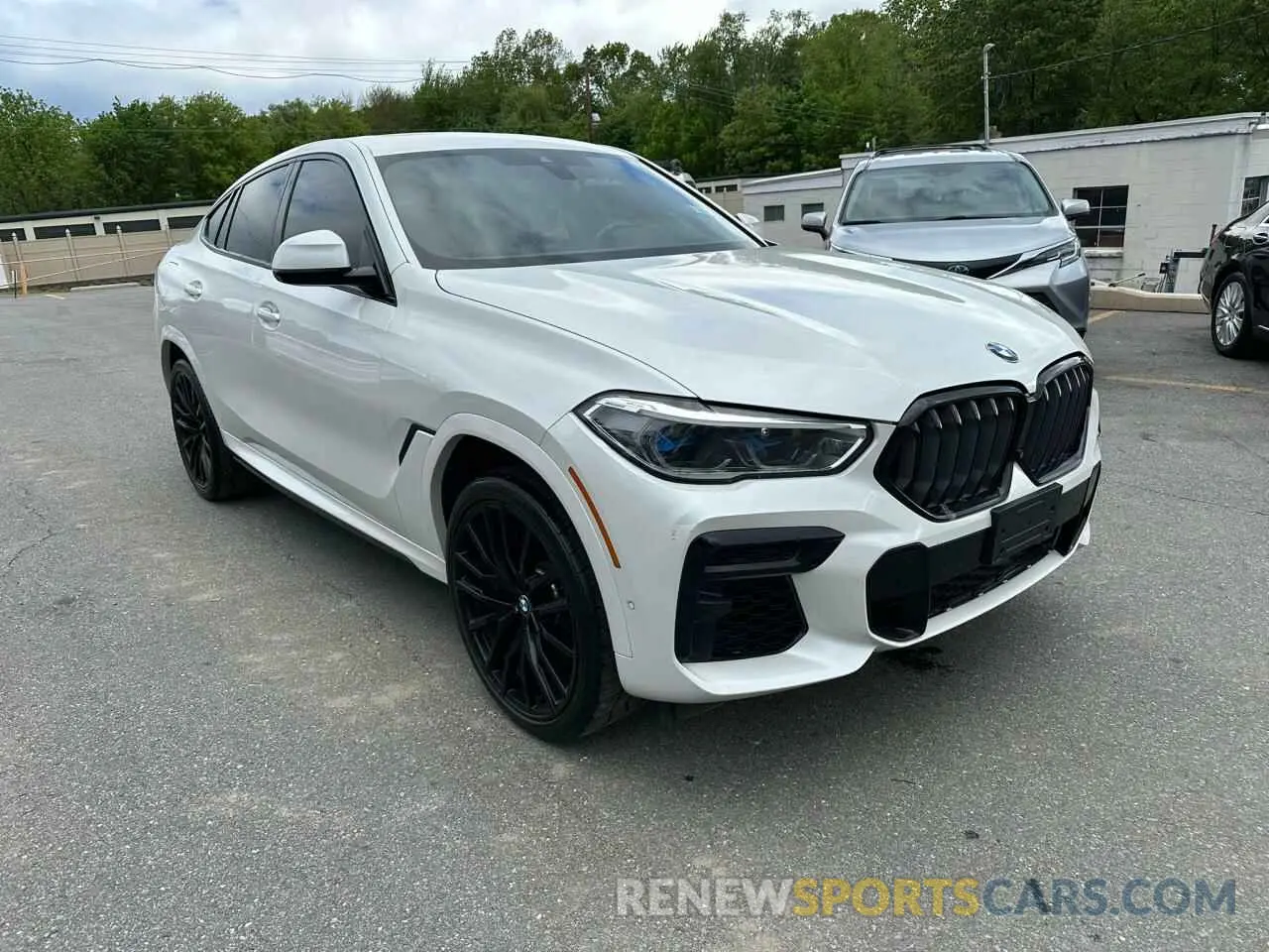 4 fotografías del automóvil dañado 5UXCY8C07N9J38801 BMW X6 2022