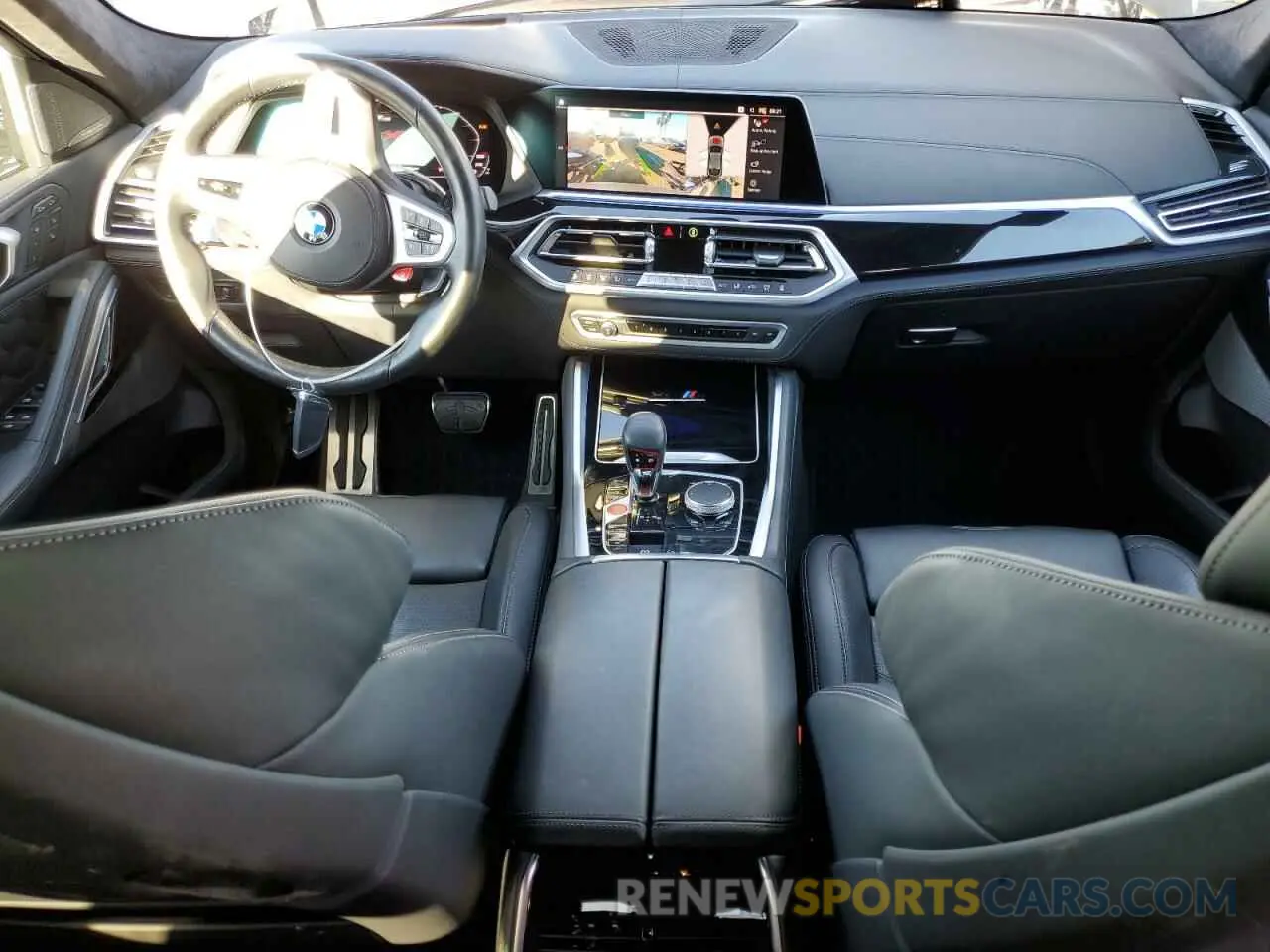 8 fotografías del automóvil dañado 5YMCY0C09N9M44828 BMW X6 2022