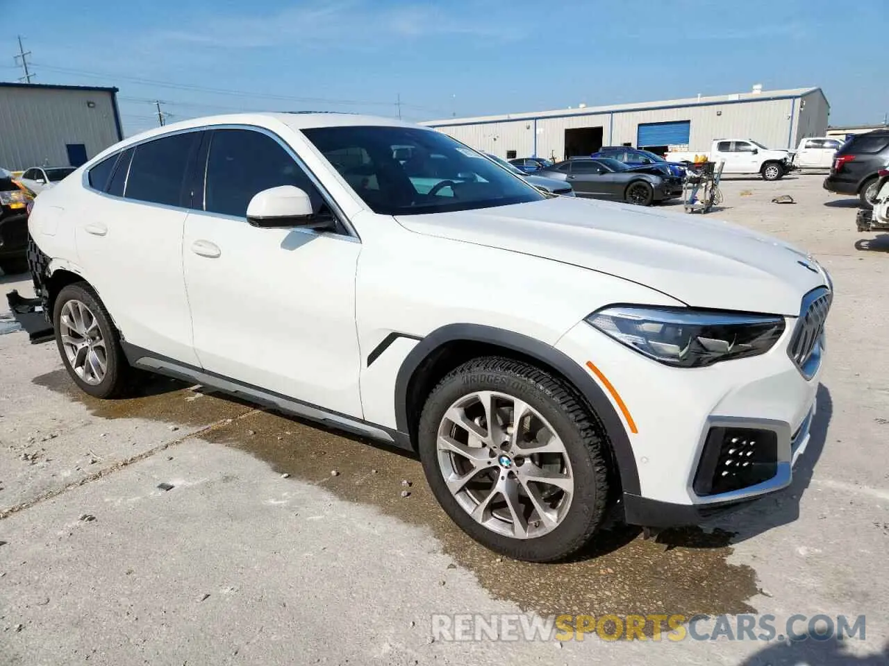 4 fotografías del automóvil dañado 5UXCY6C00P9N44197 BMW X6 2023