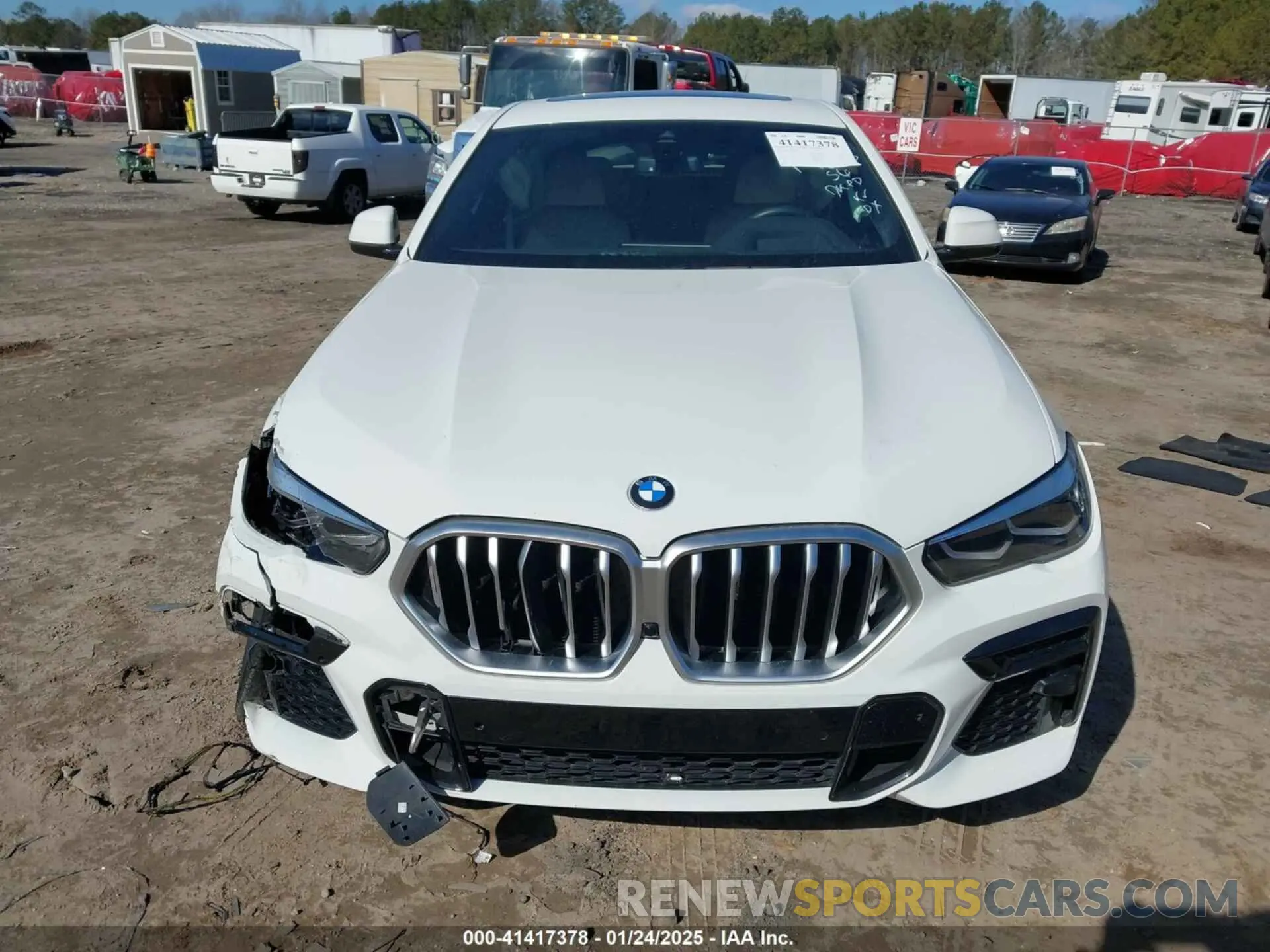 12 fotografías del automóvil dañado 5UXCY6C00P9N46581 BMW X6 2023