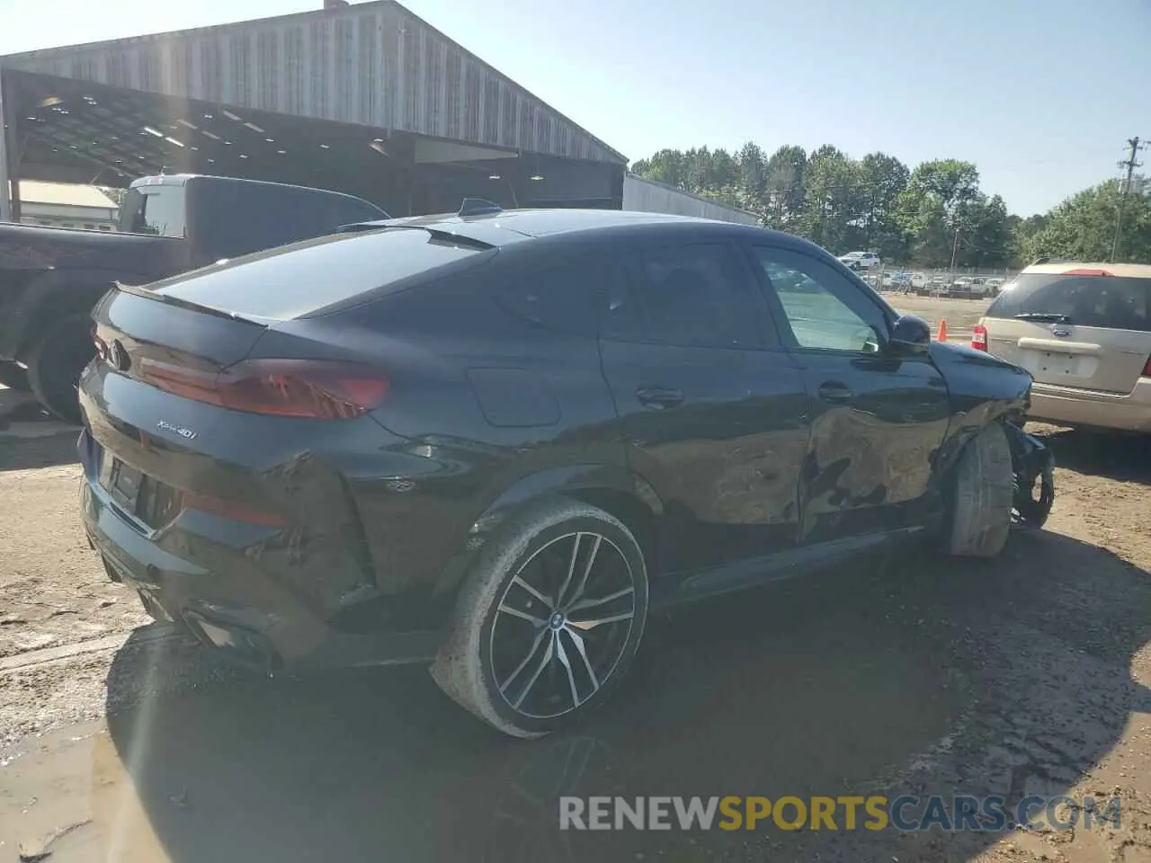 3 fotografías del automóvil dañado 5UXCY6C07P9N68903 BMW X6 2023