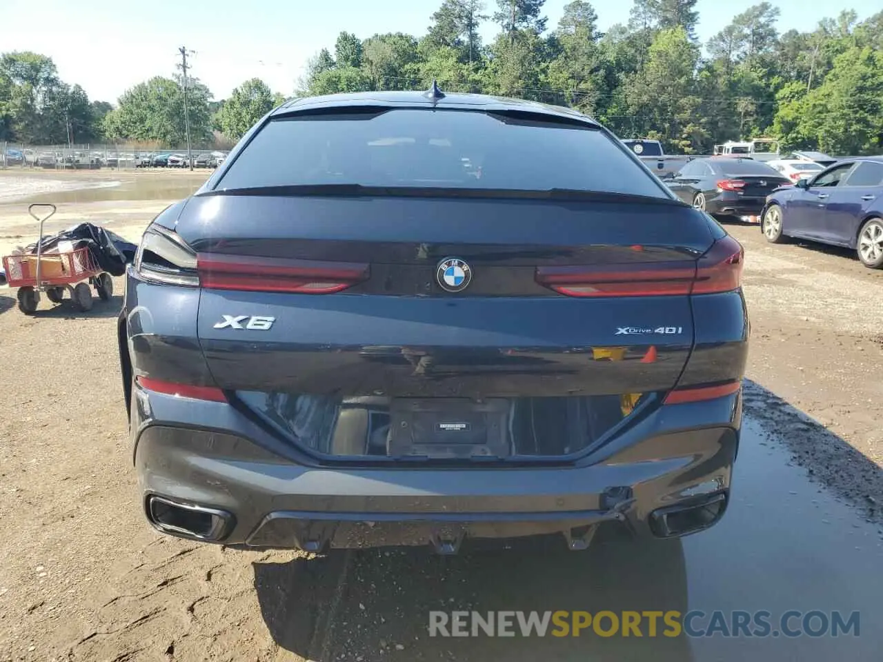 6 fotografías del automóvil dañado 5UXCY6C07P9N68903 BMW X6 2023