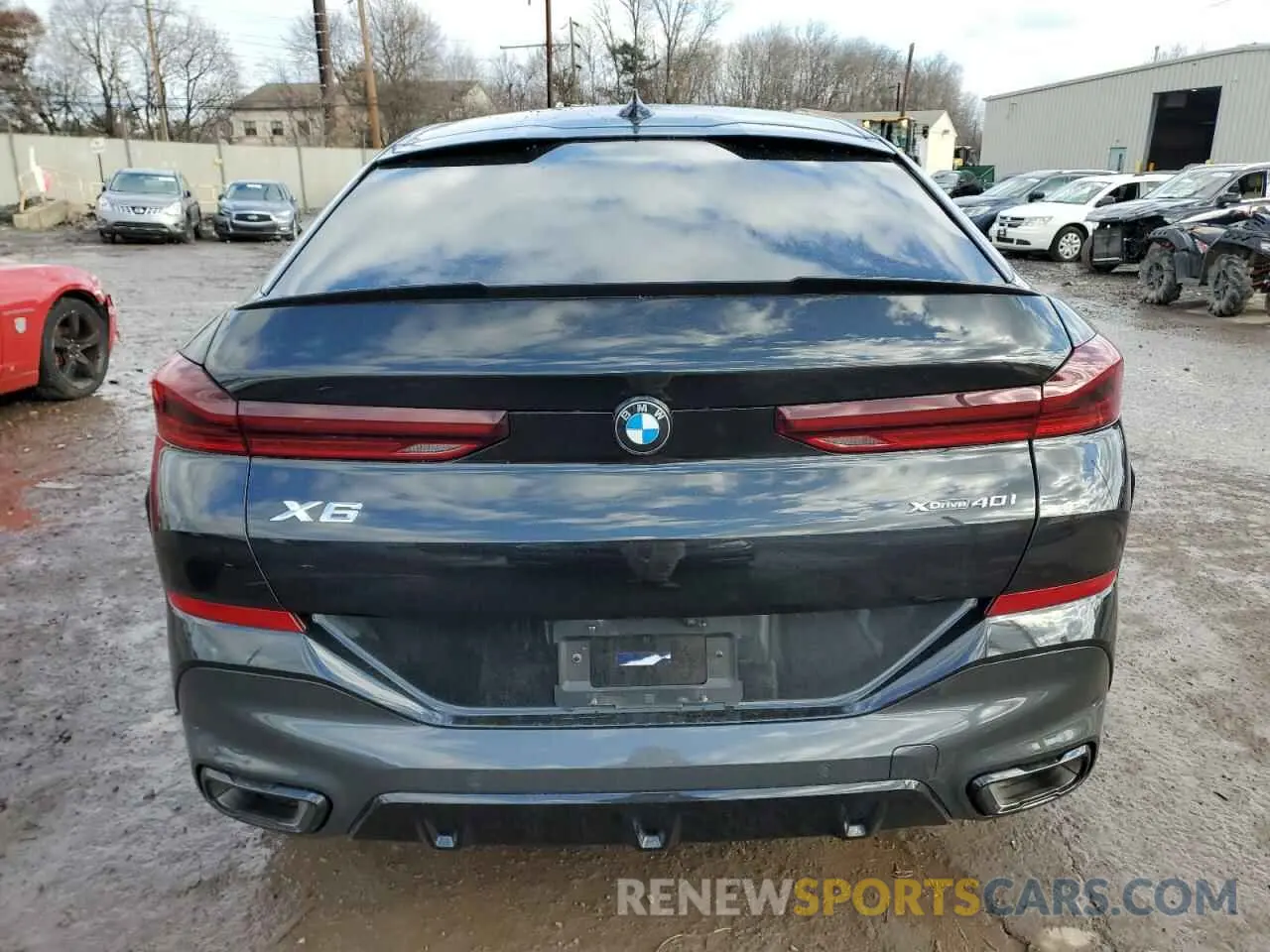 6 fotografías del automóvil dañado 5UXCY6C08P9R97709 BMW X6 2023