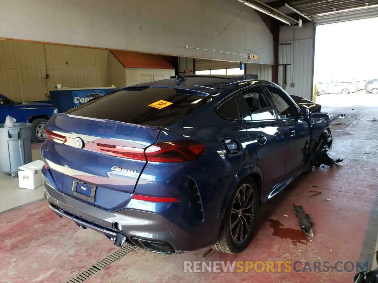 4 fotografías del automóvil dañado 5UXCY8C03P9N56839 BMW X6 2023