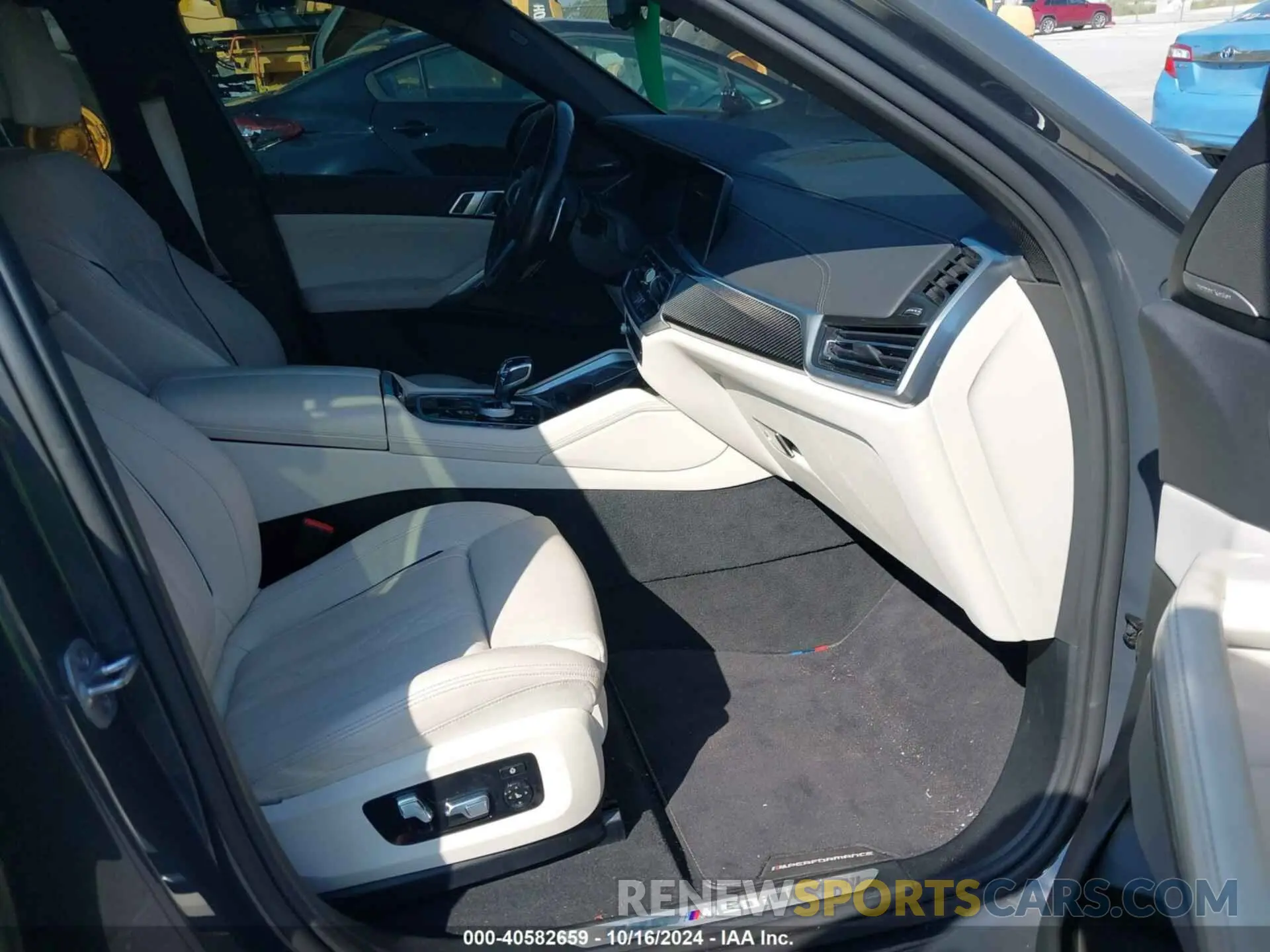 5 fotografías del automóvil dañado 5UXCY8C07P9N44130 BMW X6 2023