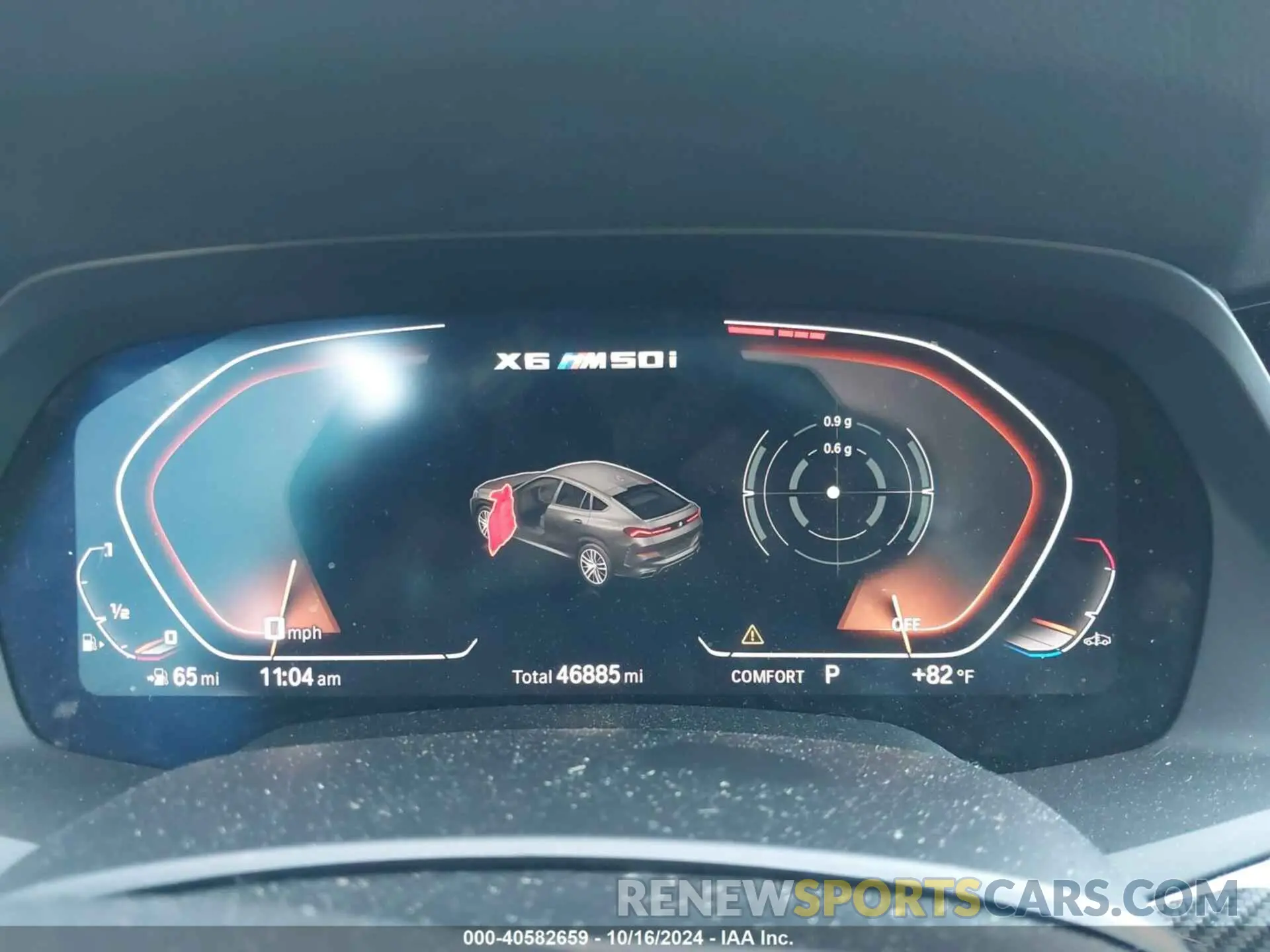 7 fotografías del automóvil dañado 5UXCY8C07P9N44130 BMW X6 2023