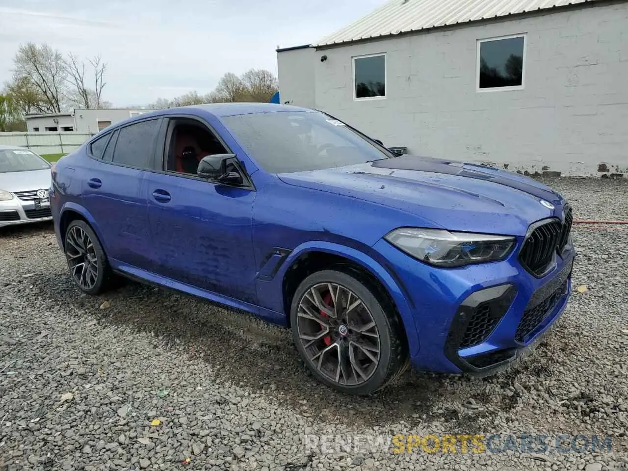 4 fotografías del automóvil dañado 5YMCY0C00P9P99650 BMW X6 2023