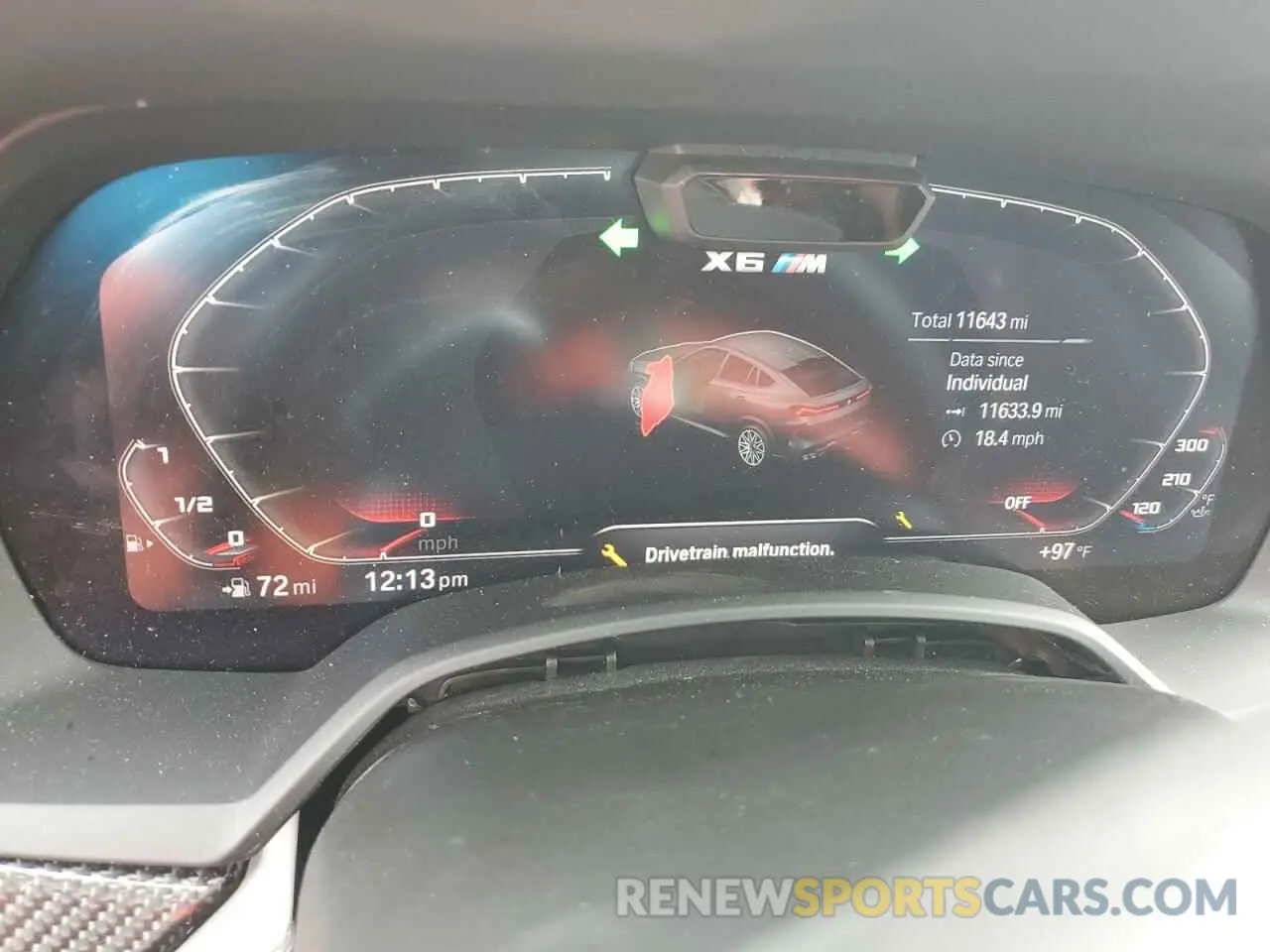 9 fotografías del automóvil dañado 5YMCY0C0XP9R94798 BMW X6 2023