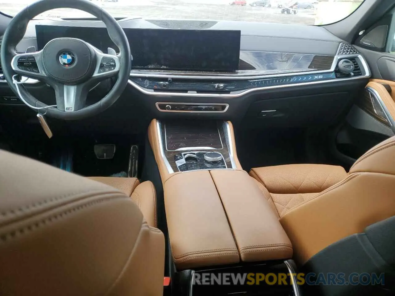 8 fotografías del automóvil dañado 5UX33EX02R9S94029 BMW X6 2024