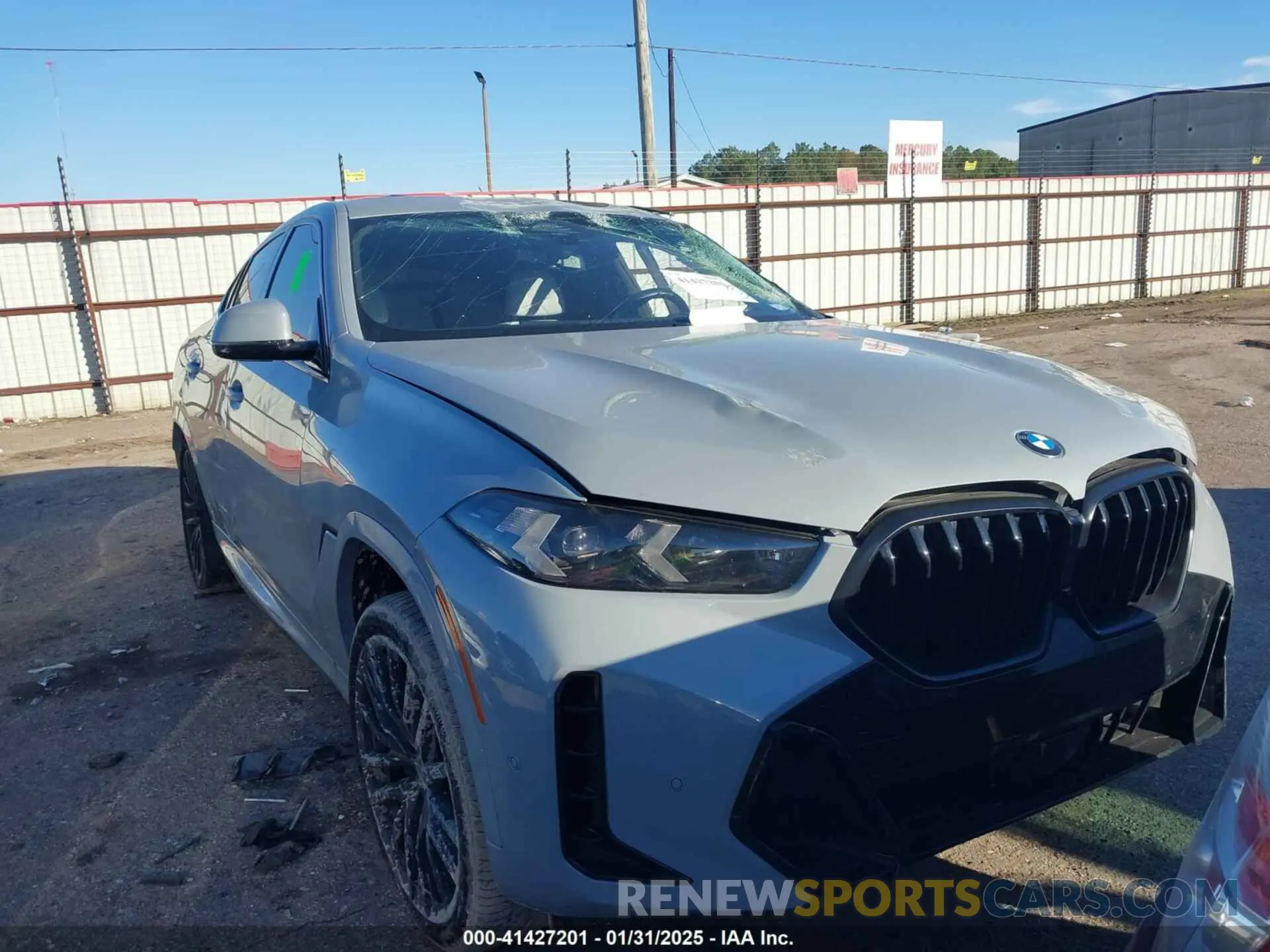 1 fotografías del automóvil dañado 5UX33EX02R9T41673 BMW X6 2024