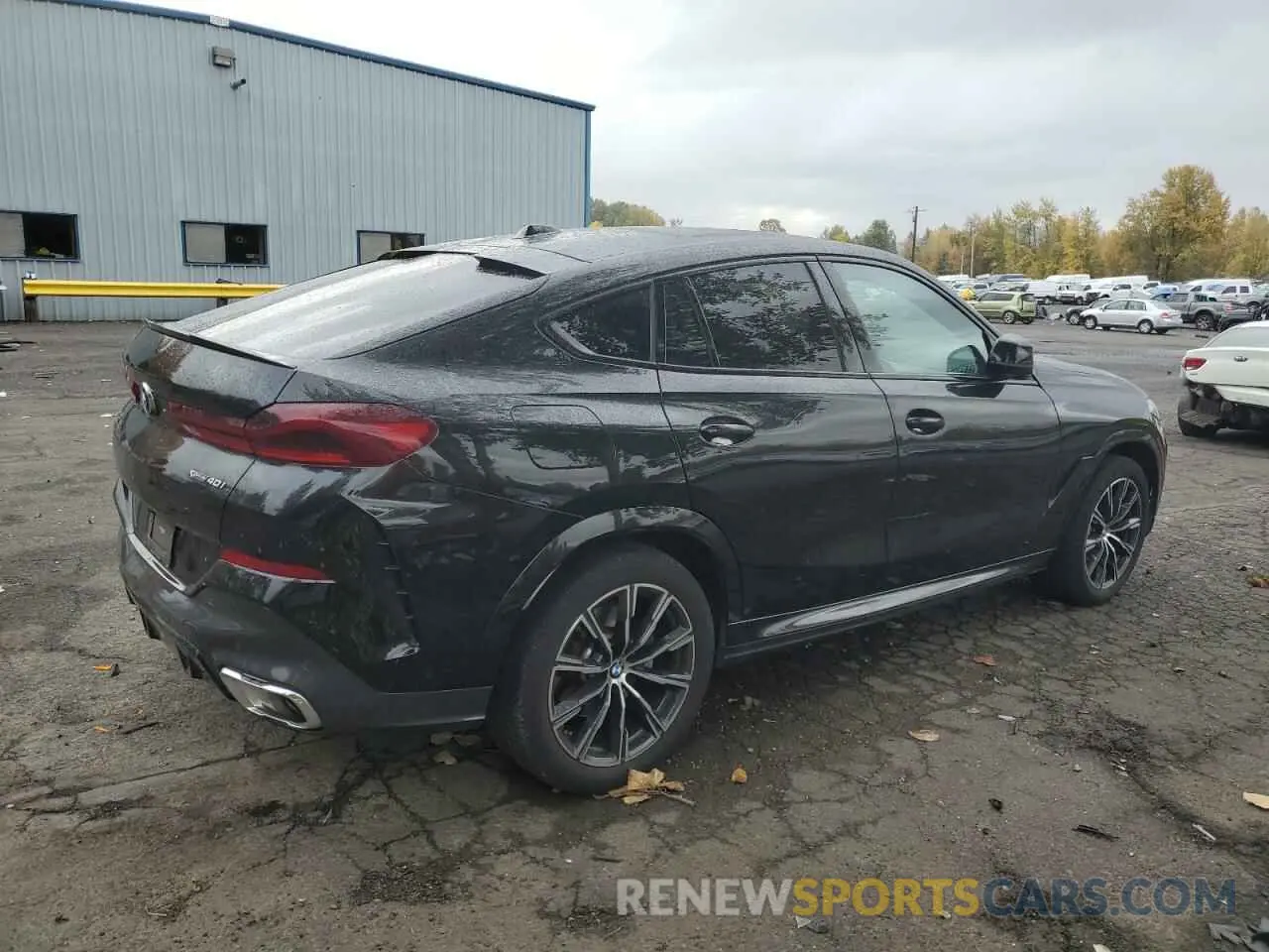 3 fotografías del automóvil dañado 5UX33EX06R9S46047 BMW X6 2024