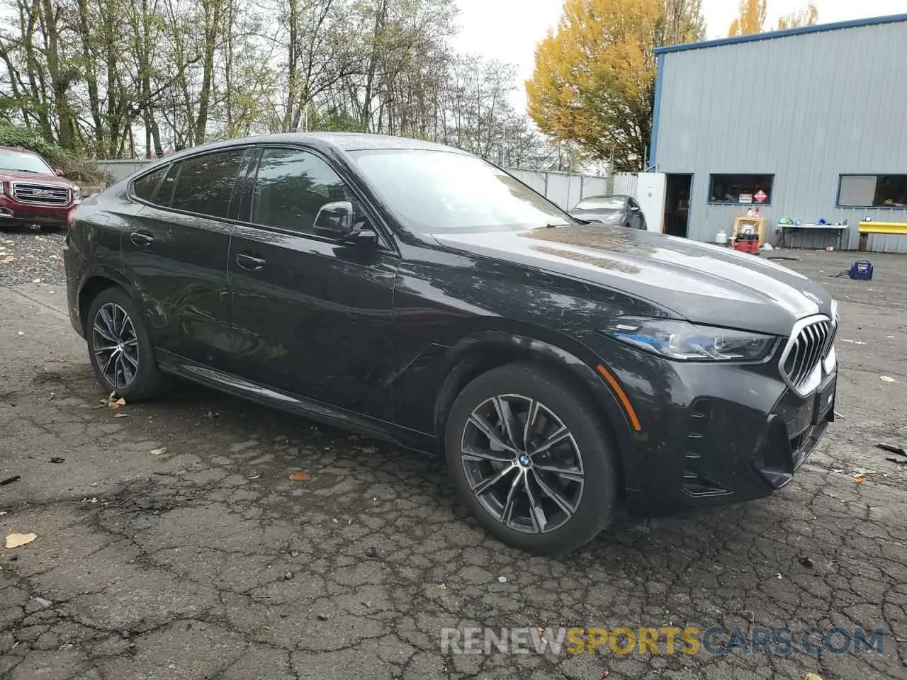 4 fotografías del automóvil dañado 5UX33EX06R9S46047 BMW X6 2024