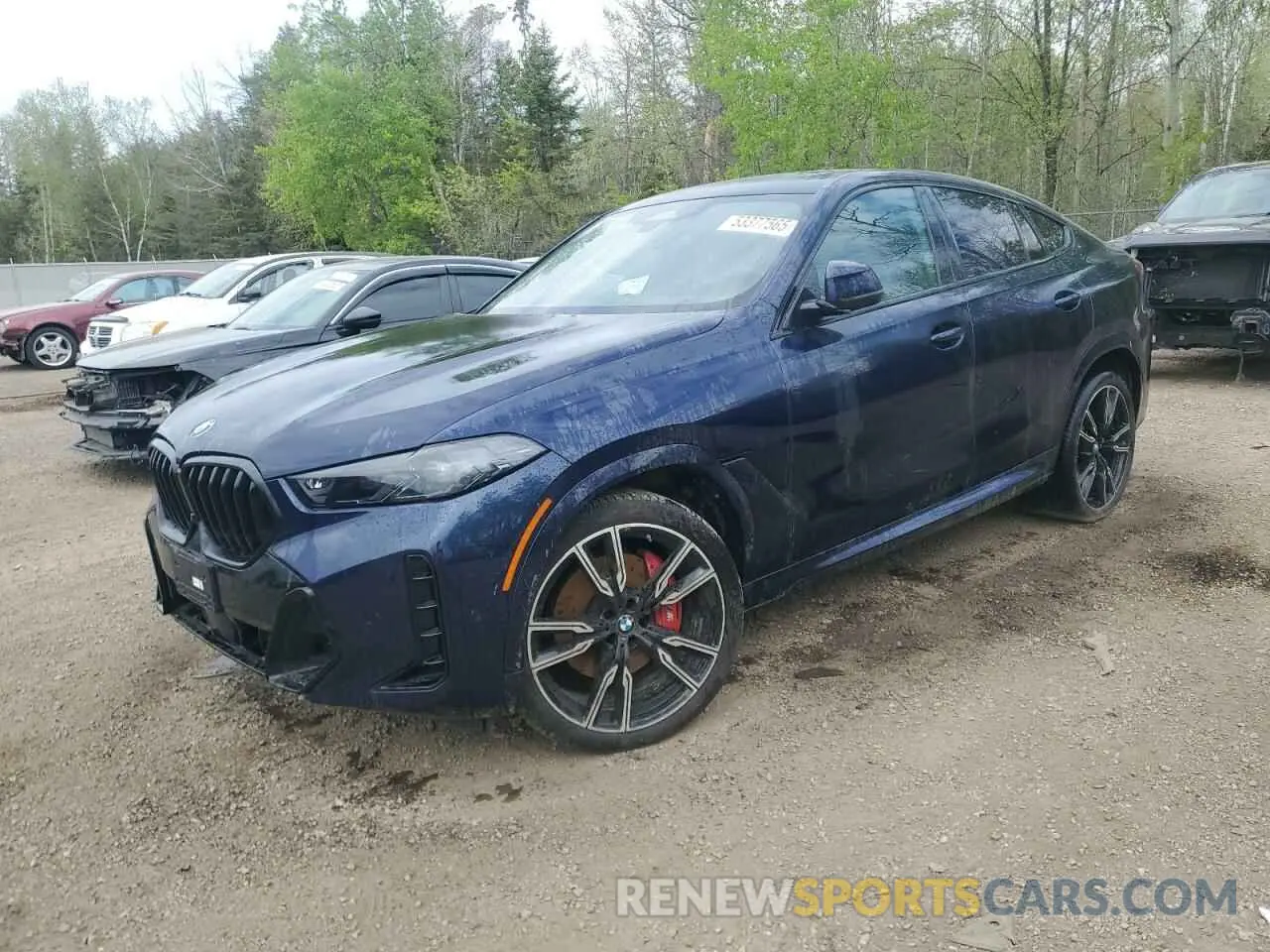 1 fotografías del automóvil dañado 5UX33EX07R9T53379 BMW X6 2024