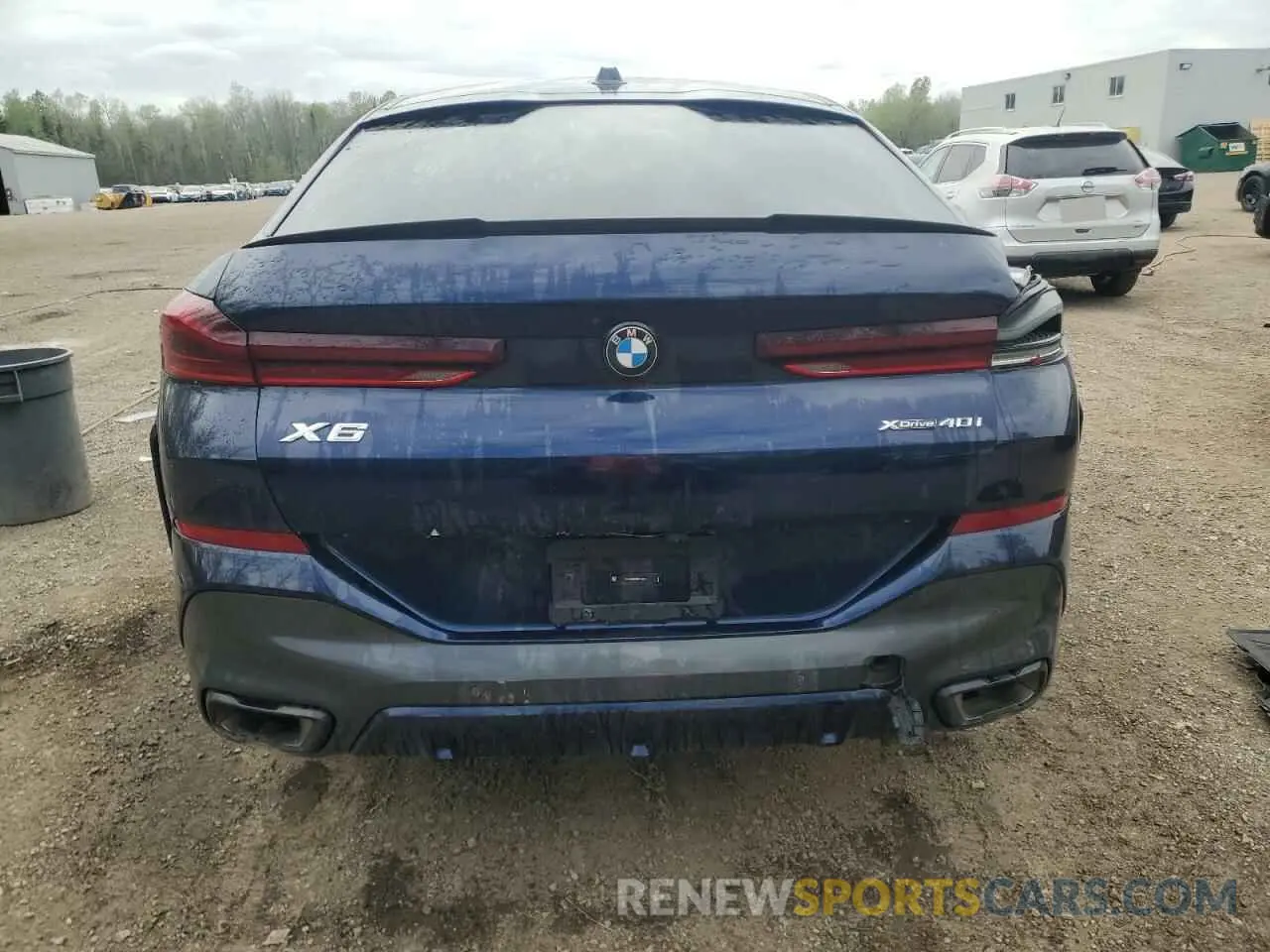 6 fotografías del automóvil dañado 5UX33EX07R9T53379 BMW X6 2024