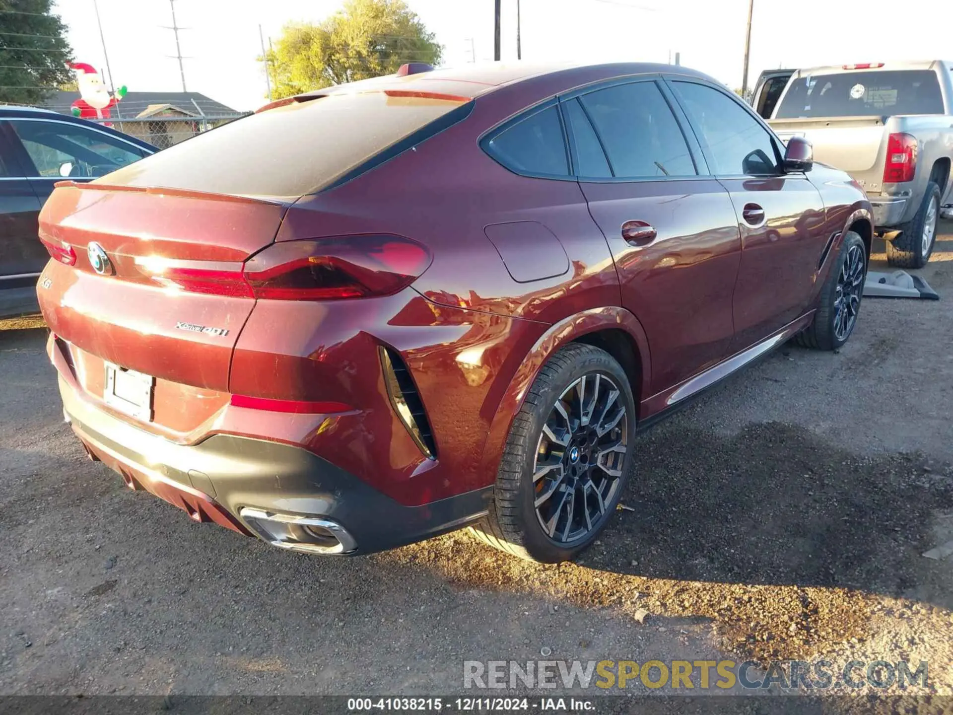 4 fotografías del automóvil dañado 5UX33EX08R9U76656 BMW X6 2024