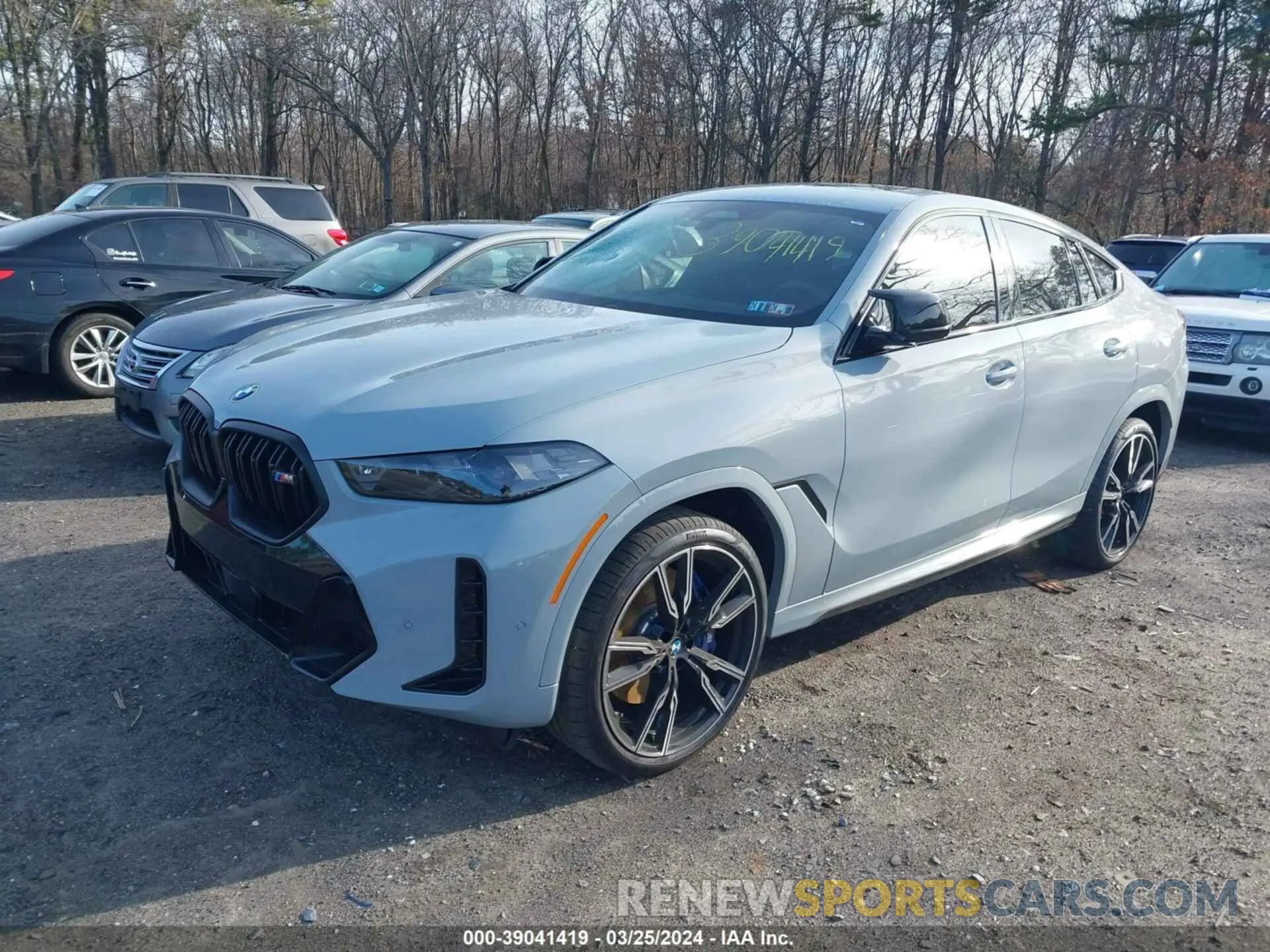 2 fotografías del automóvil dañado 5UX43EX08R9V00622 BMW X6 2024