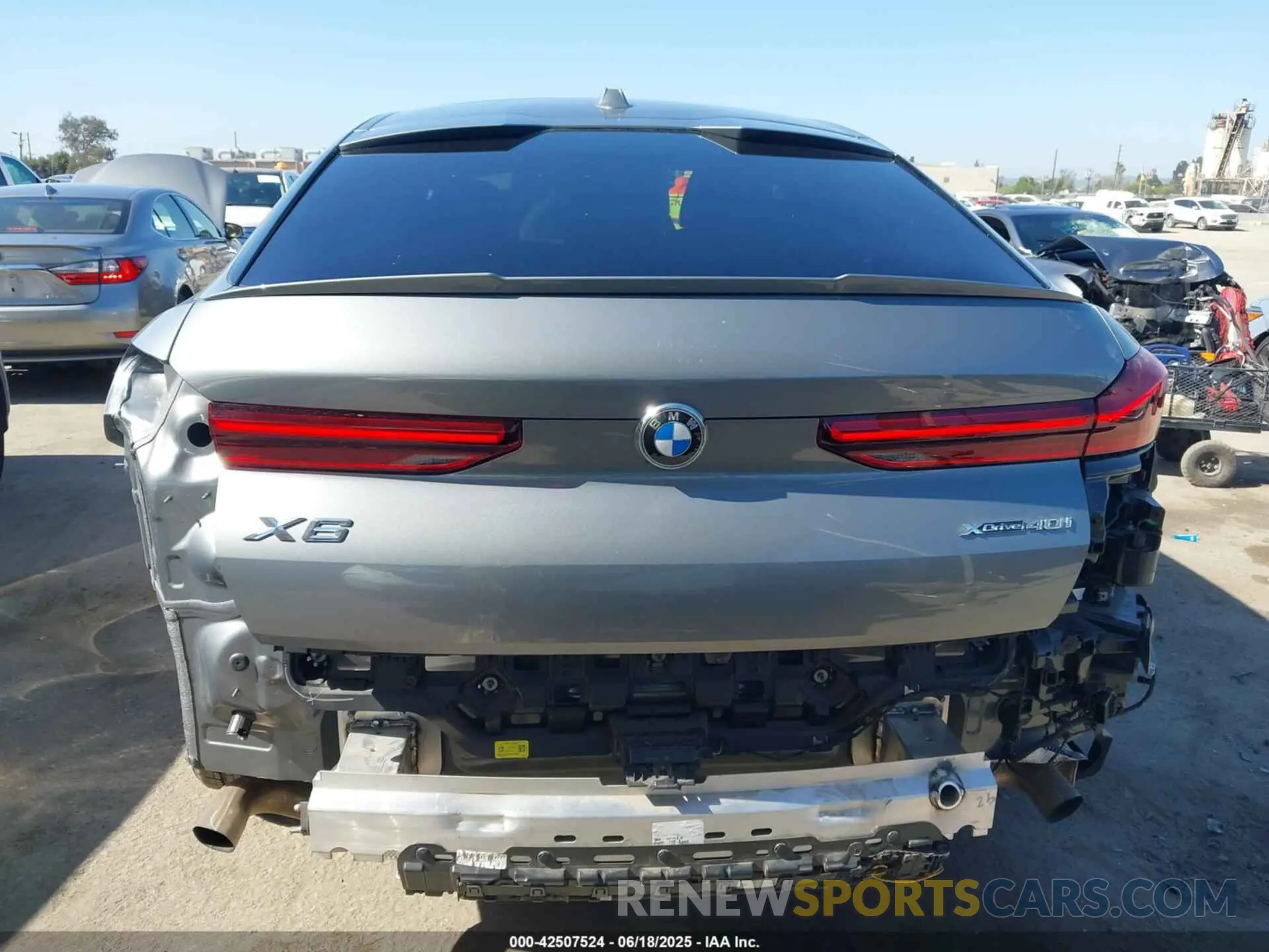 17 fotografías del automóvil dañado 5UX33EX00S9W50886 BMW X6 2025