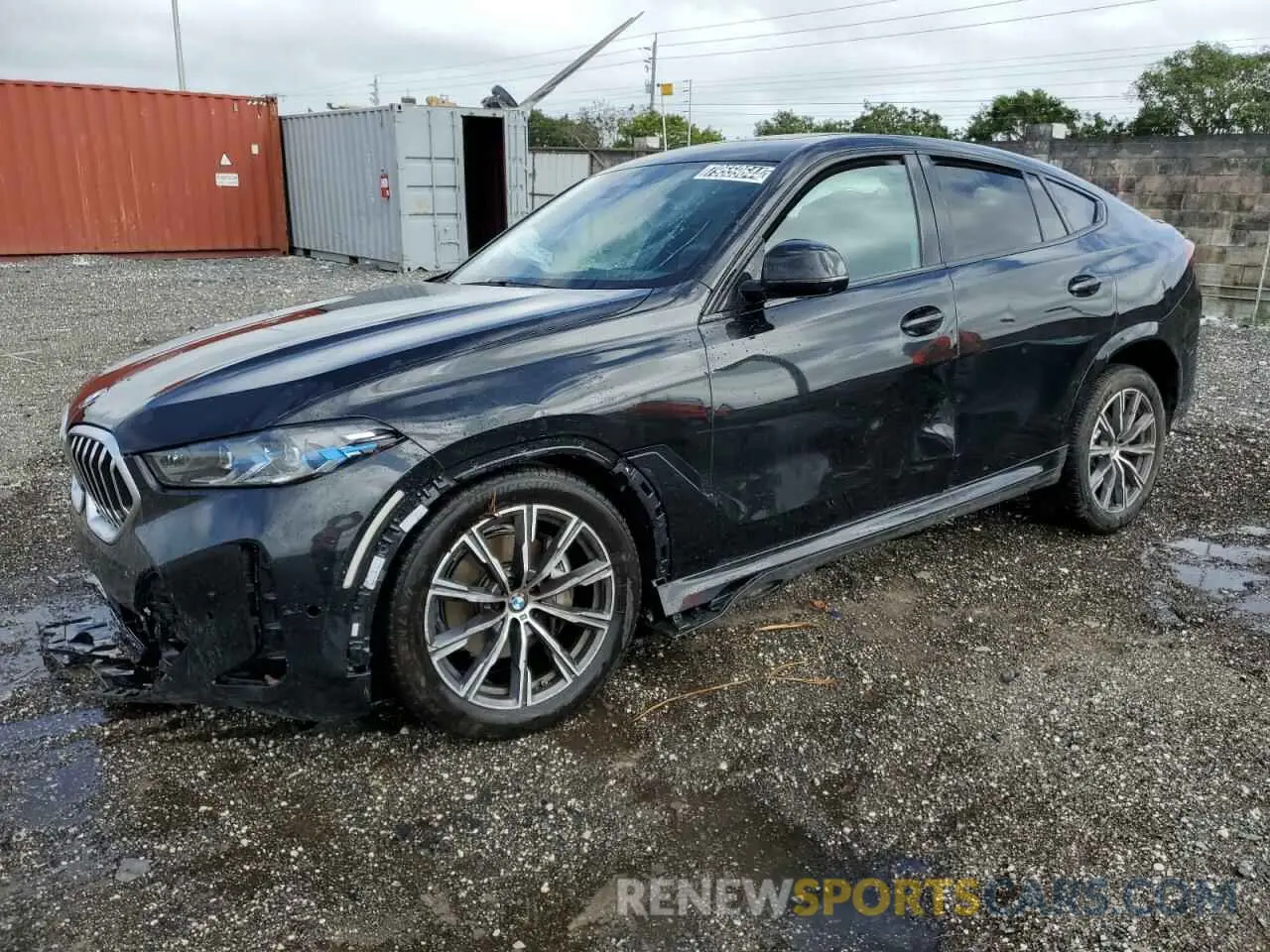 1 fotografías del automóvil dañado 5UX33EX02S9W41784 BMW X6 2025