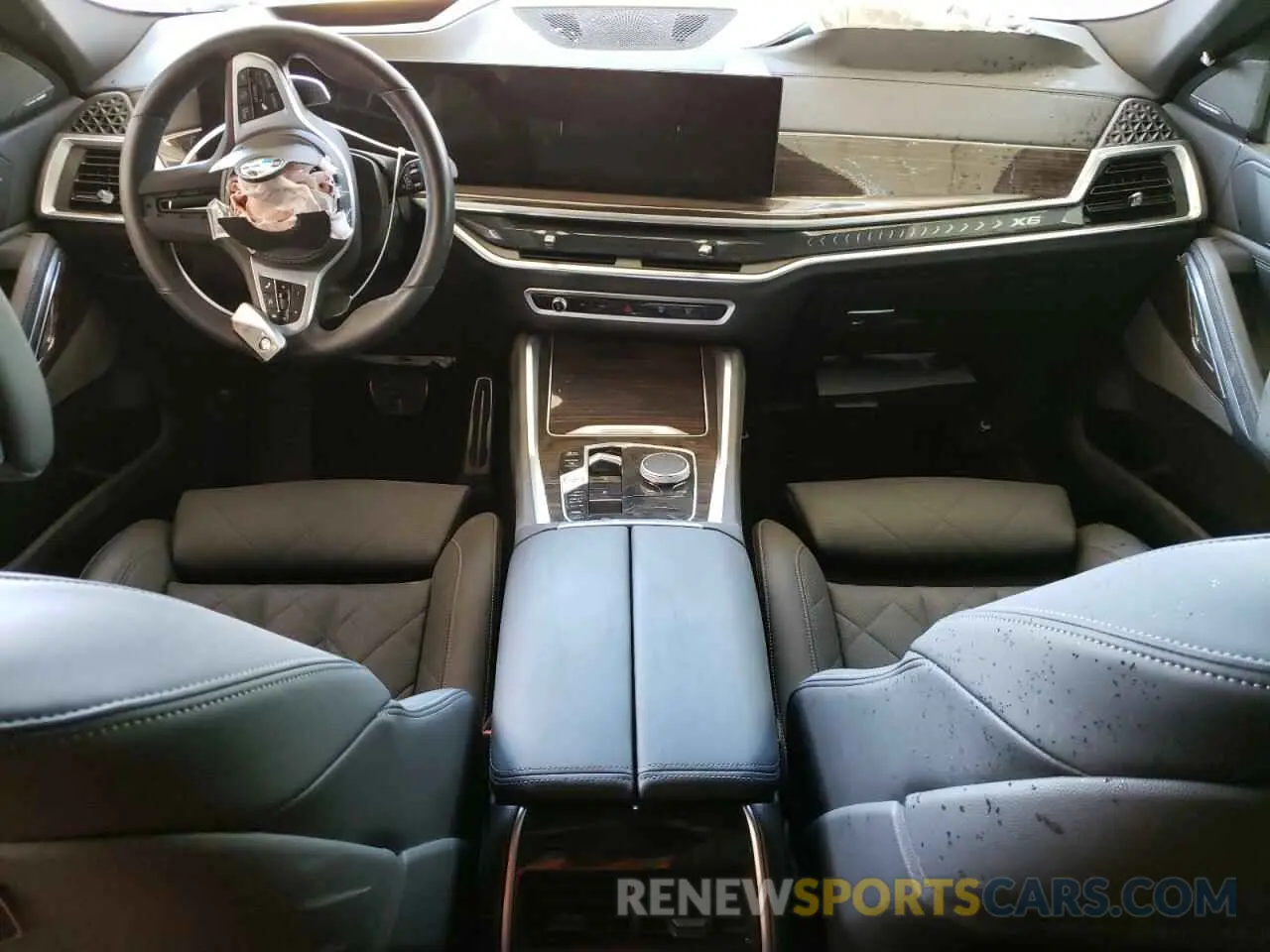 8 fotografías del automóvil dañado 5UX33EX04S9W89514 BMW X6 2025