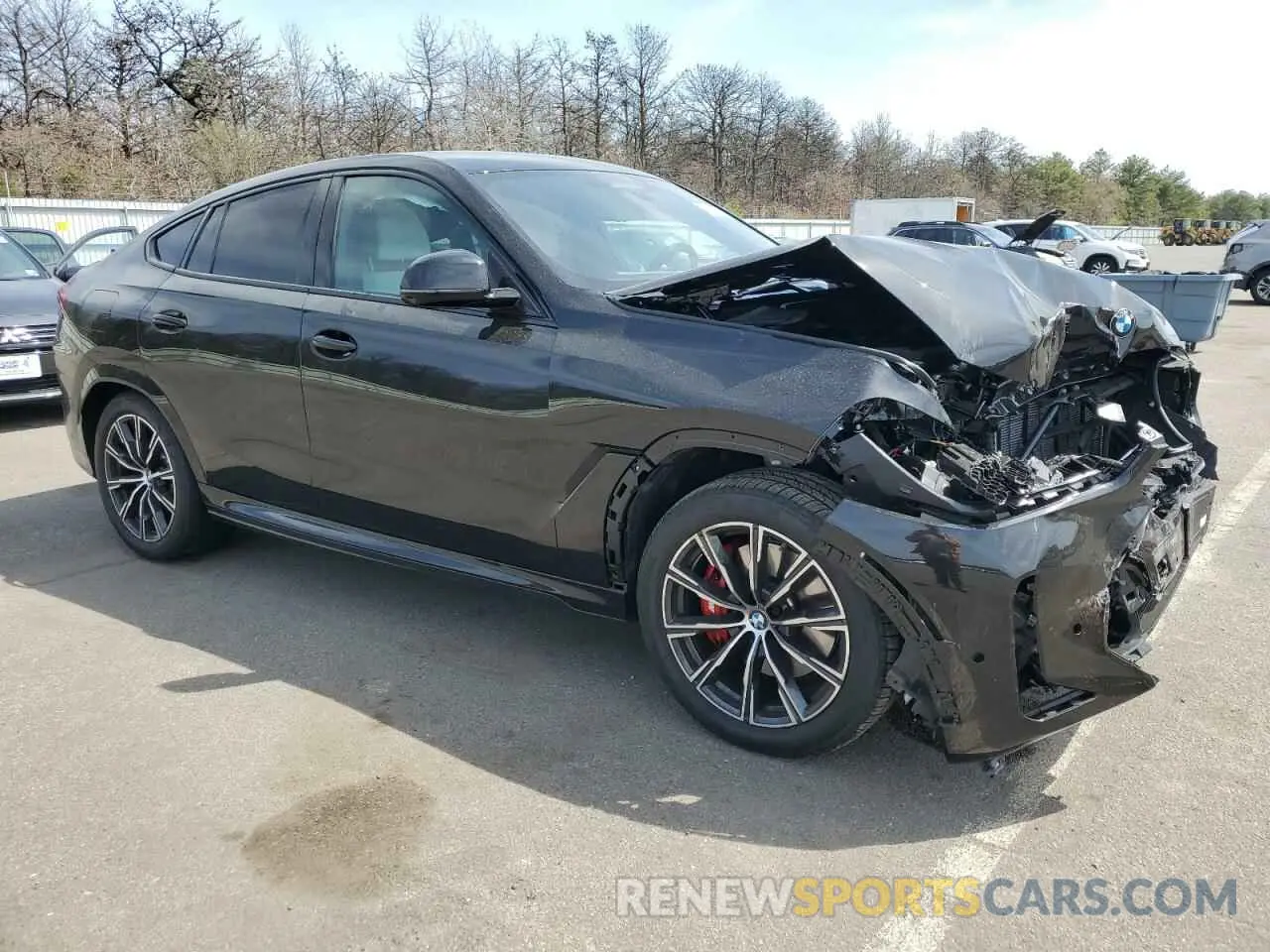 4 fotografías del automóvil dañado 5UX33EX05S9Z28763 BMW X6 2025