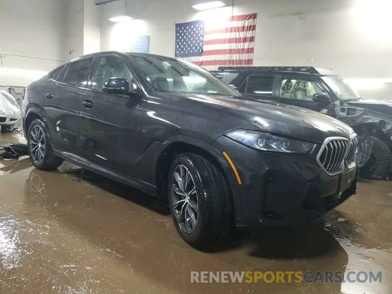 4 fotografías del automóvil dañado 5UX33EX07S9X59149 BMW X6 2025