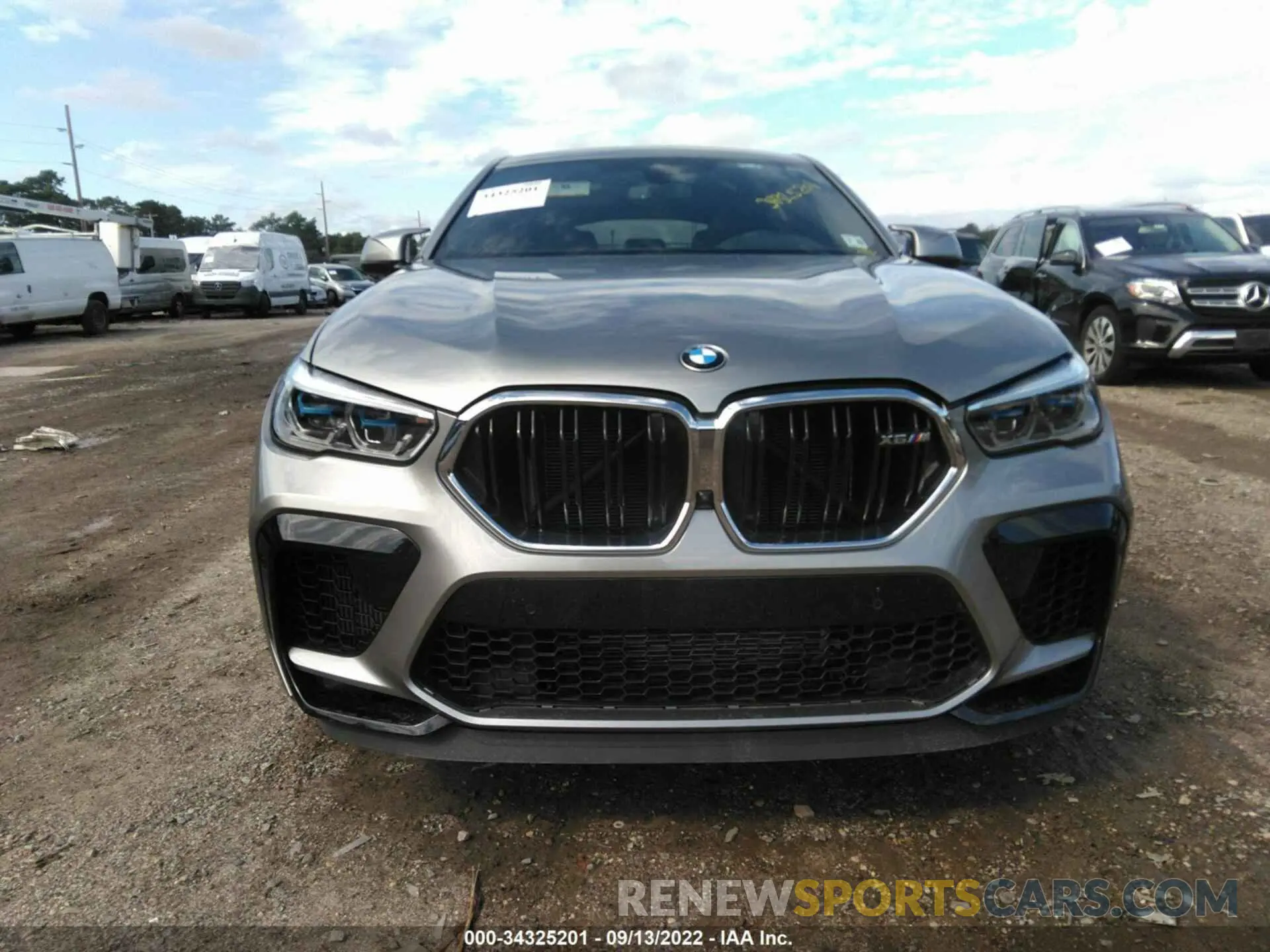 6 fotografías del automóvil dañado 5YMCY0C01M9G05657 BMW X6 M 2021