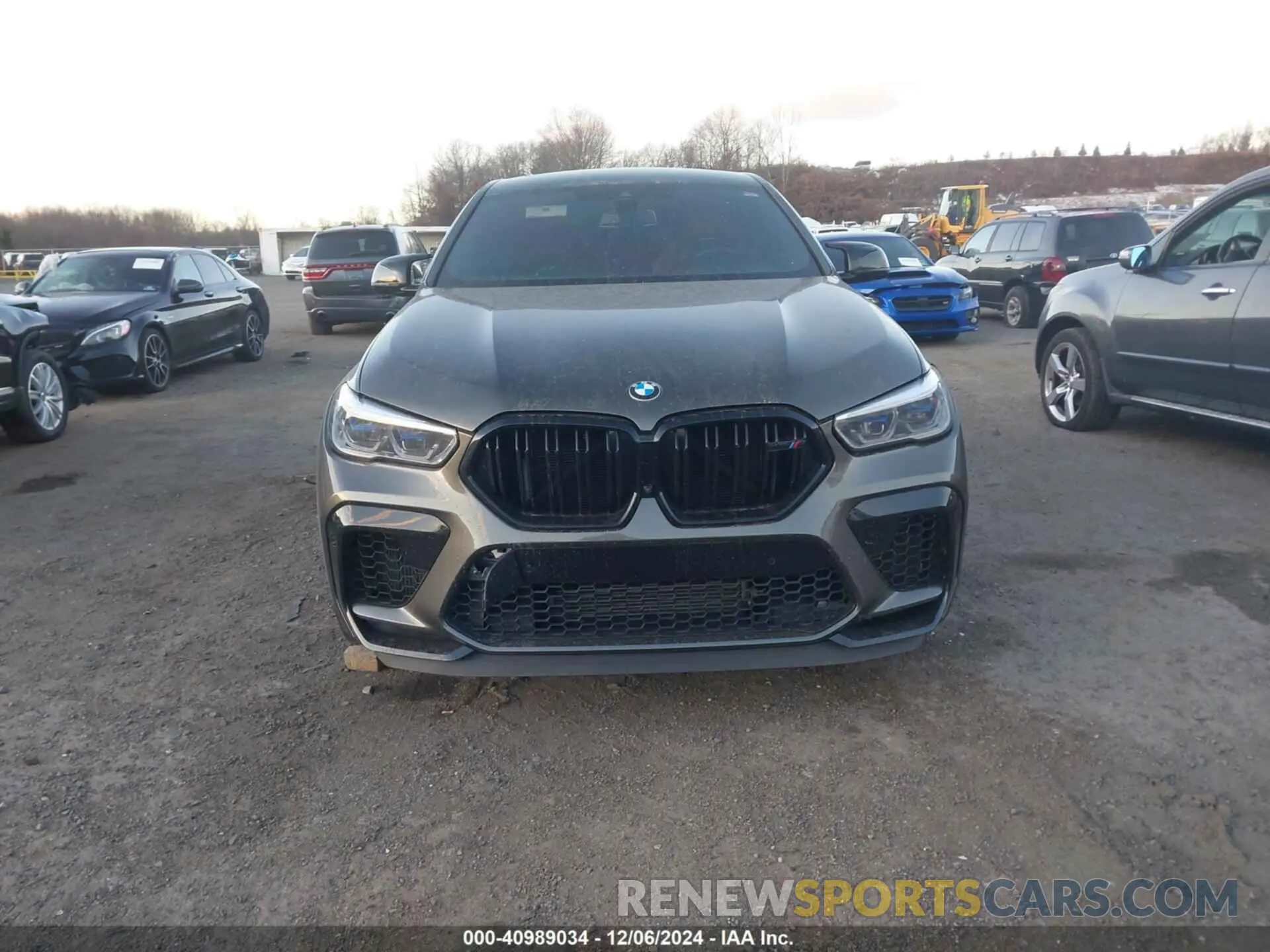 12 fotografías del automóvil dañado 5YMCY0C05M9F96218 BMW X6 M 2021