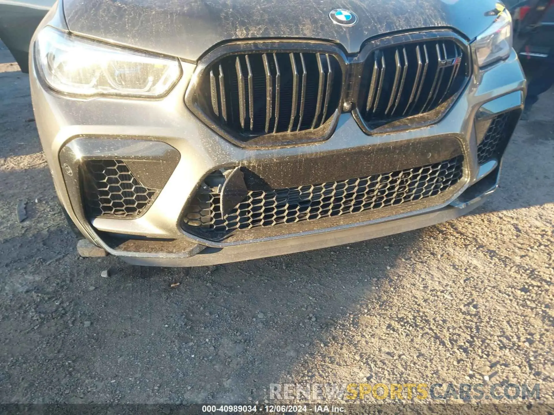 6 fotografías del automóvil dañado 5YMCY0C05M9F96218 BMW X6 M 2021