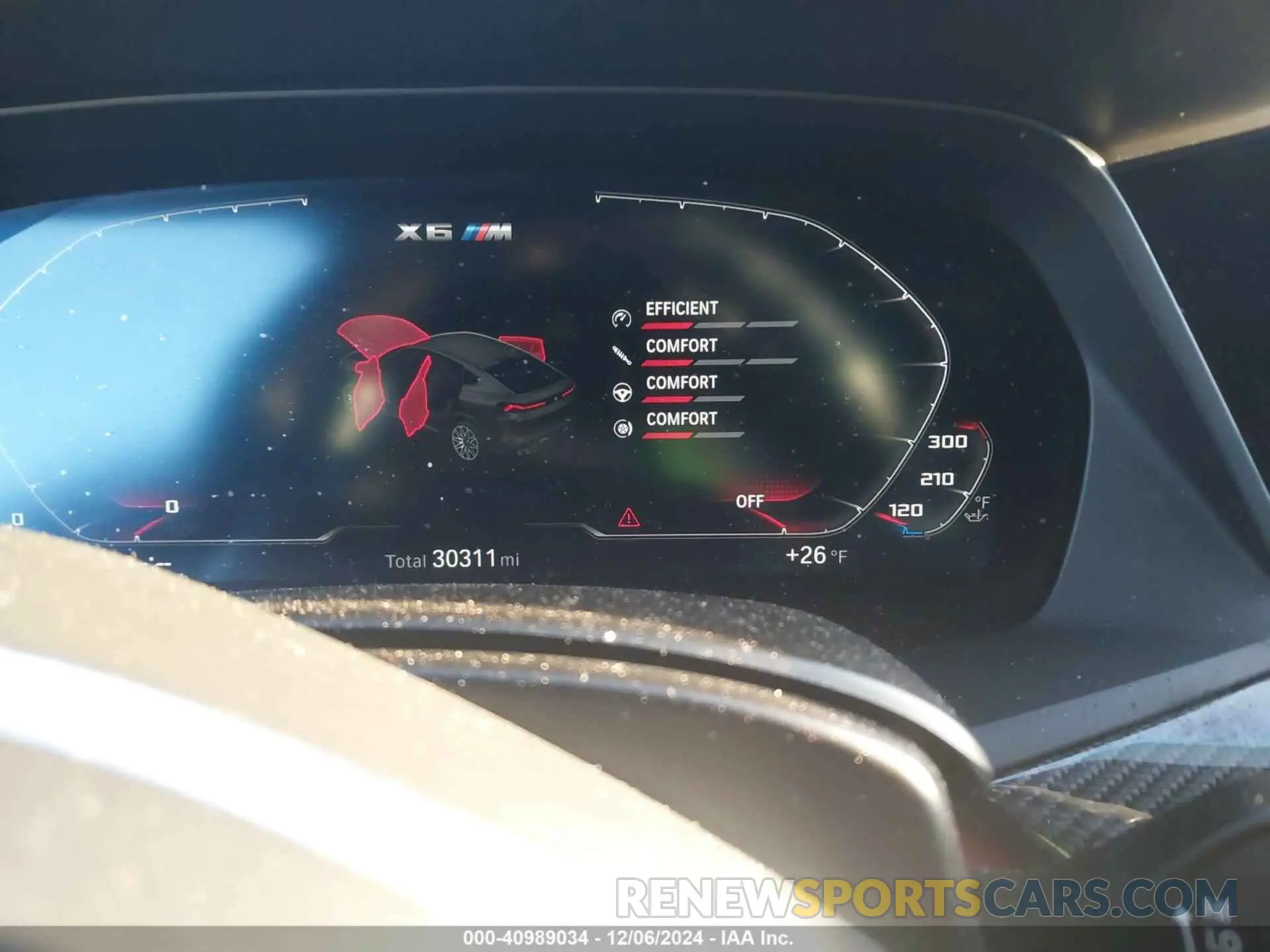7 fotografías del automóvil dañado 5YMCY0C05M9F96218 BMW X6 M 2021