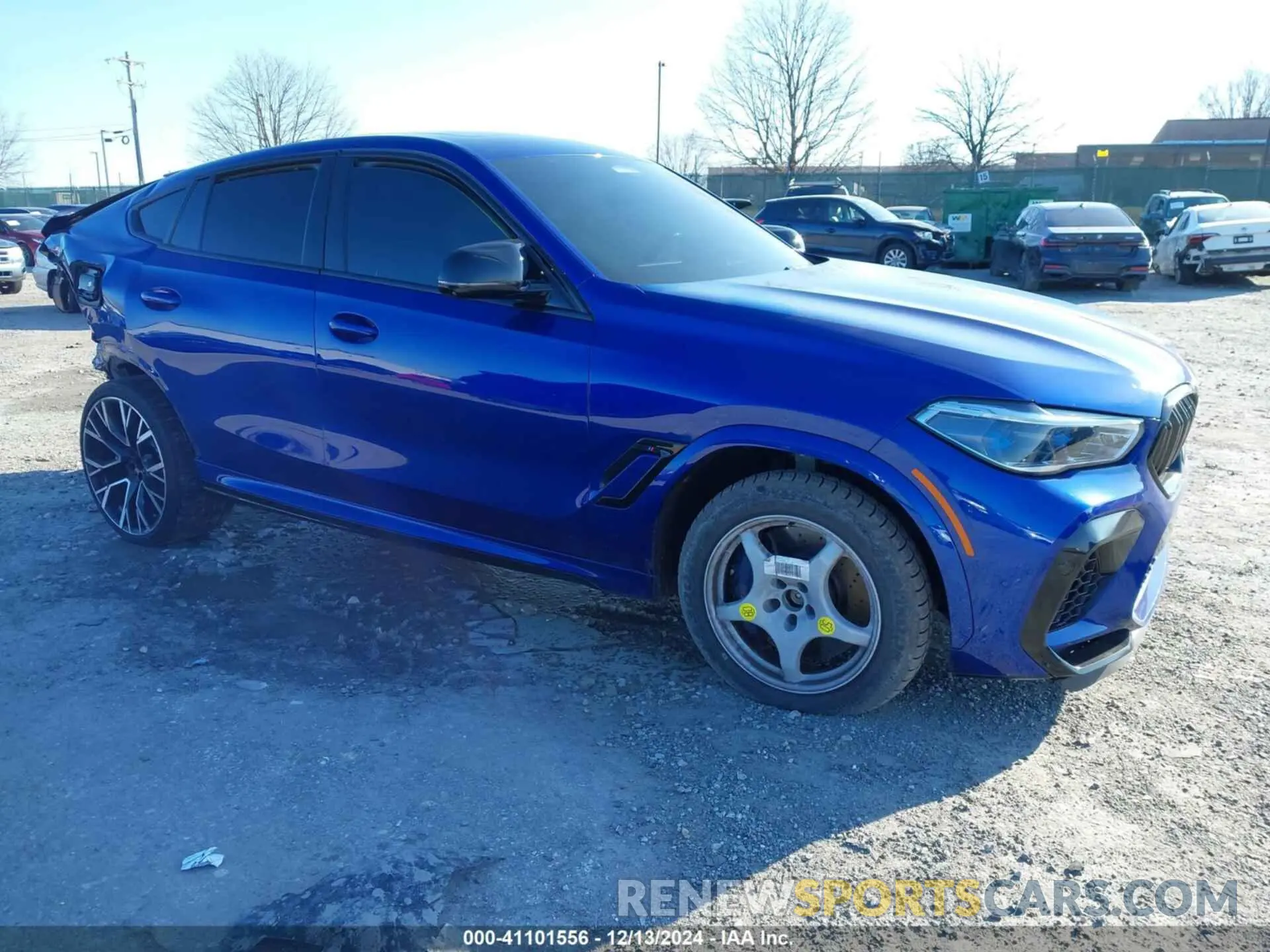 1 fotografías del automóvil dañado 5YMCY0C01N9M84627 BMW X6 M 2022