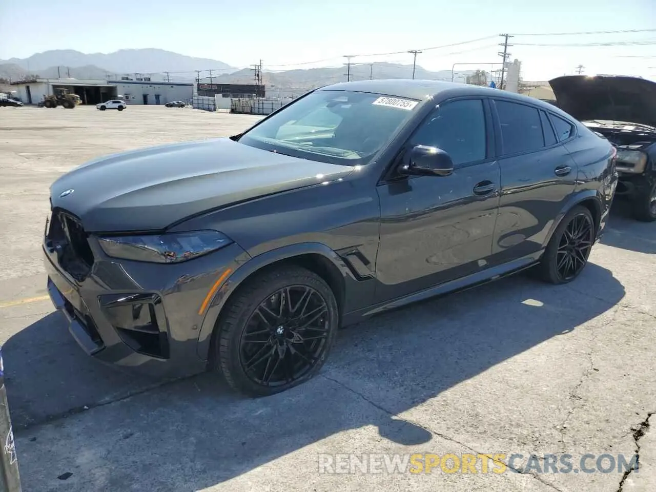 1 fotografías del automóvil dañado 5YM23ET01S9Y20554 BMW X6 M COMPE 2025