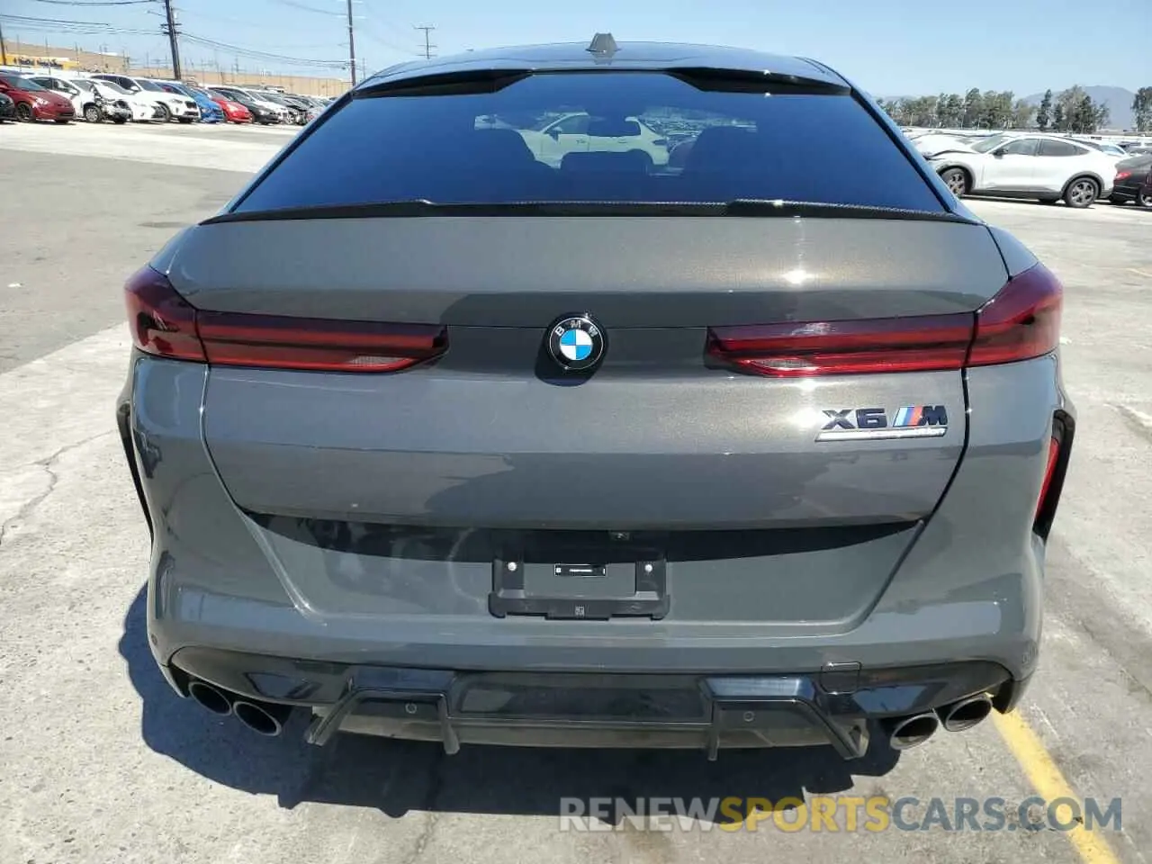 6 fotografías del automóvil dañado 5YM23ET01S9Y20554 BMW X6 M COMPE 2025