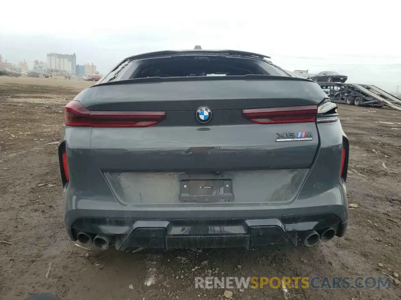 6 fotografías del automóvil dañado 5YM23ET03S9Y65382 BMW X6 M COMPE 2025