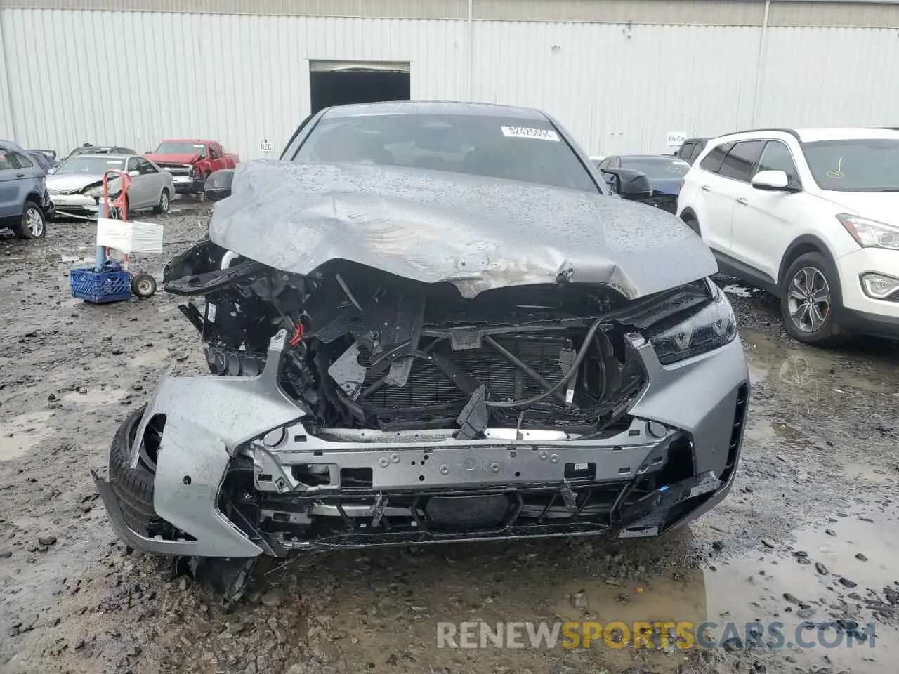 5 fotografías del automóvil dañado 5UX43EX01S9X34140 BMW X6 M60I 2025