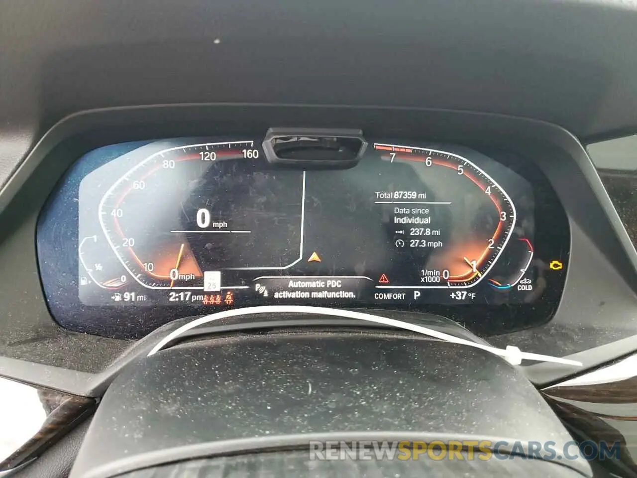 9 fotografías del automóvil dañado 5UXCW2C53KL081204 BMW X7 2019