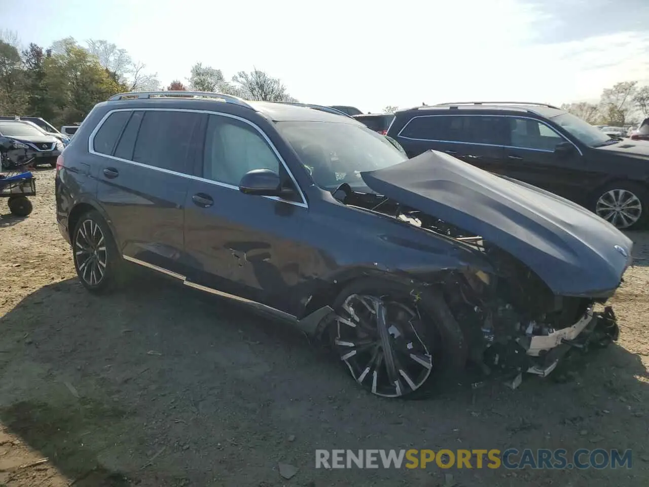 4 fotografías del automóvil dañado 5UXCW2C55KL081978 BMW X7 2019