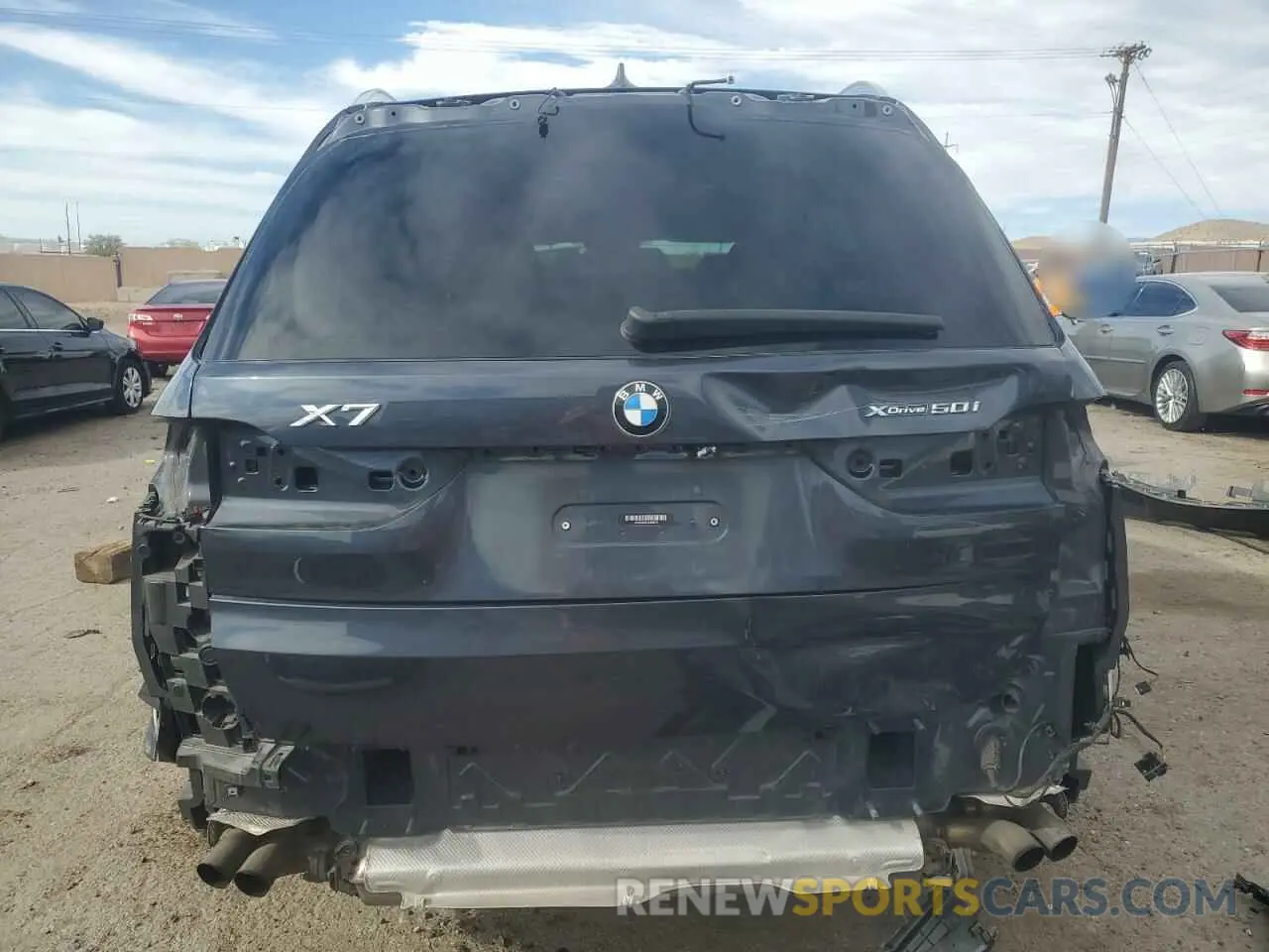 6 fotografías del automóvil dañado 5UXCX4C51KLB39757 BMW X7 2019