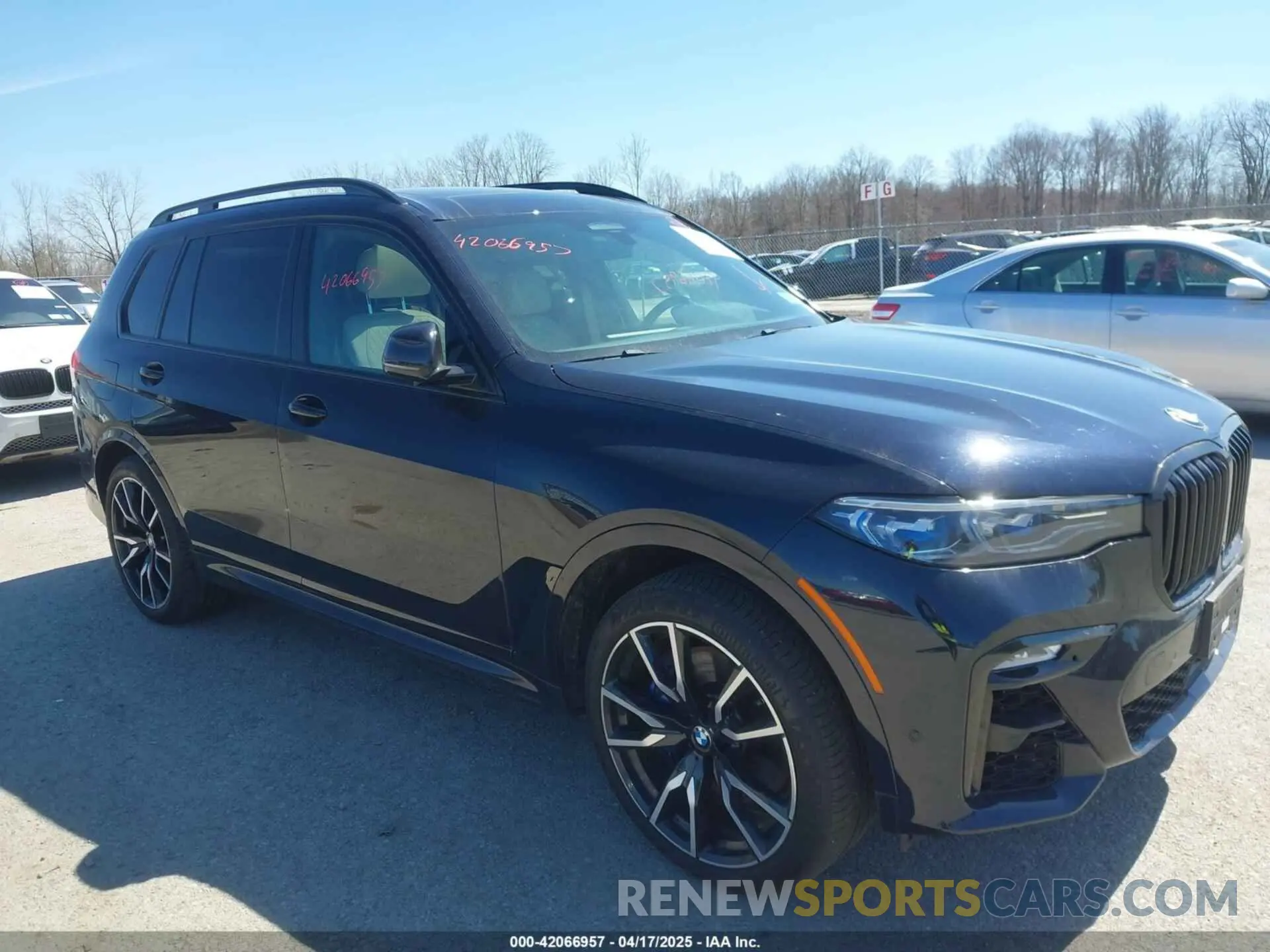 1 fotografías del automóvil dañado 5UXCX4C52KLS36334 BMW X7 2019