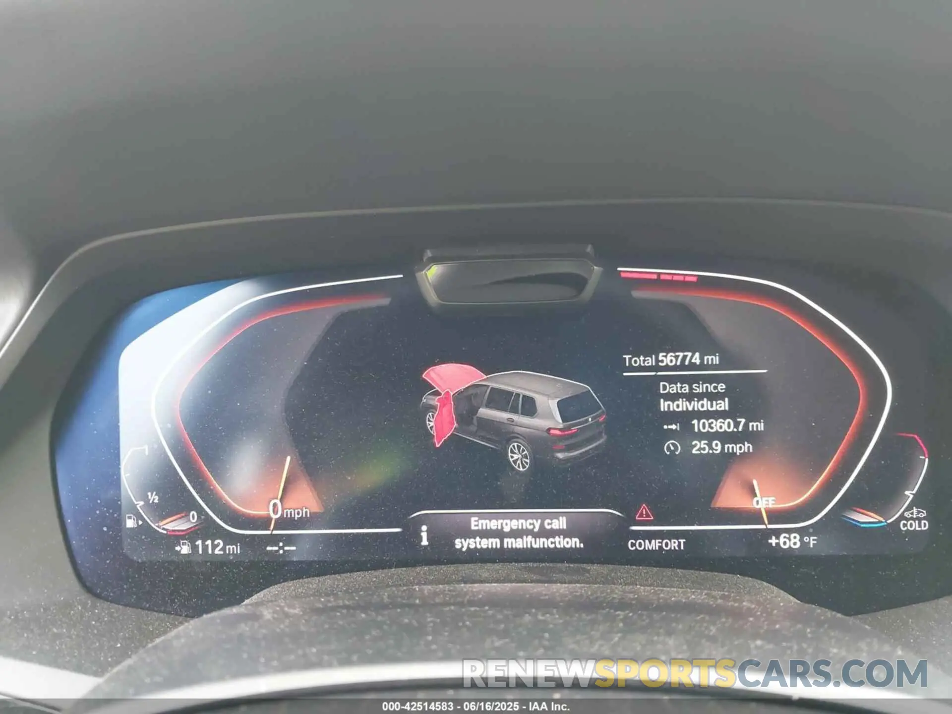 7 fotografías del automóvil dañado 5UXCX4C53KLB39677 BMW X7 2019