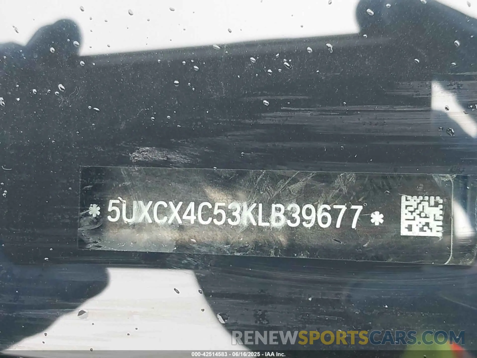9 fotografías del automóvil dañado 5UXCX4C53KLB39677 BMW X7 2019