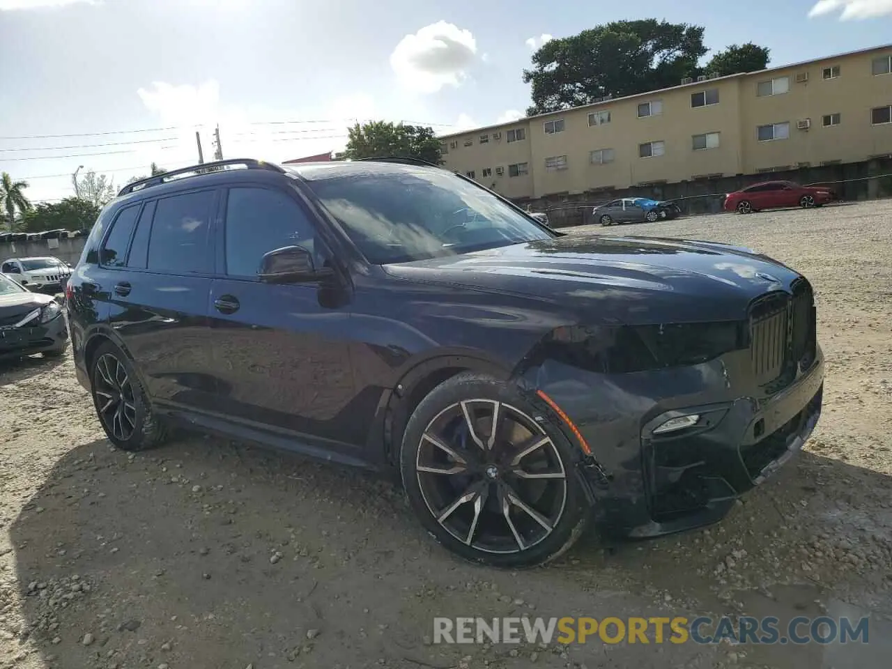 4 fotografías del automóvil dañado 5UXCX4C54KLS37694 BMW X7 2019