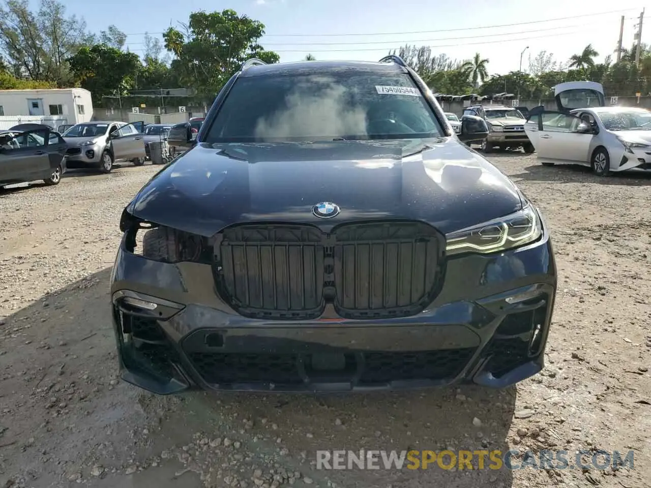 5 fotografías del automóvil dañado 5UXCX4C54KLS37694 BMW X7 2019
