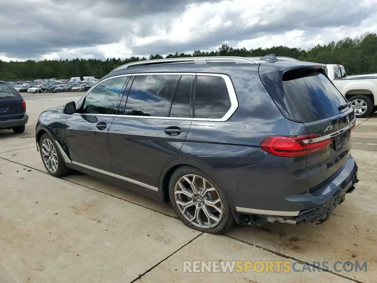 2 fotografías del automóvil dañado 5UXCX4C55KLS38191 BMW X7 2019