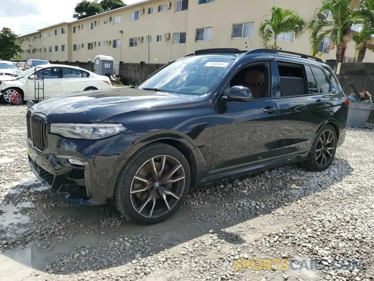 1 fotografías del automóvil dañado 5UXCX4C55KLS38711 BMW X7 2019