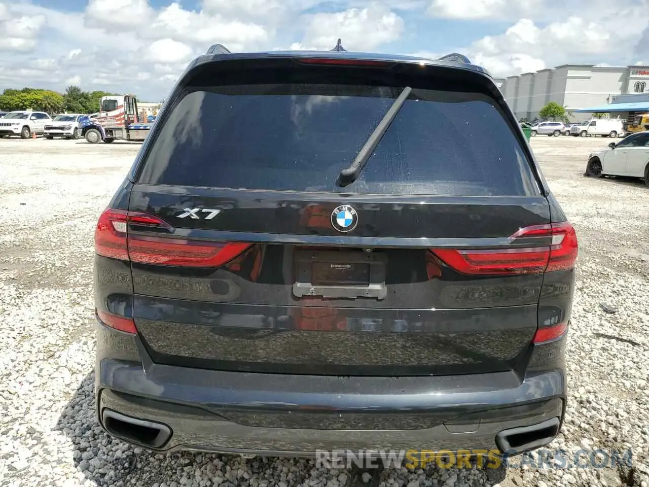 6 fotografías del automóvil dañado 5UXCX4C55KLS38711 BMW X7 2019
