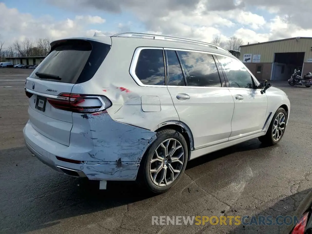 3 fotografías del automóvil dañado 5UXCW2C00L9B16433 BMW X7 2020
