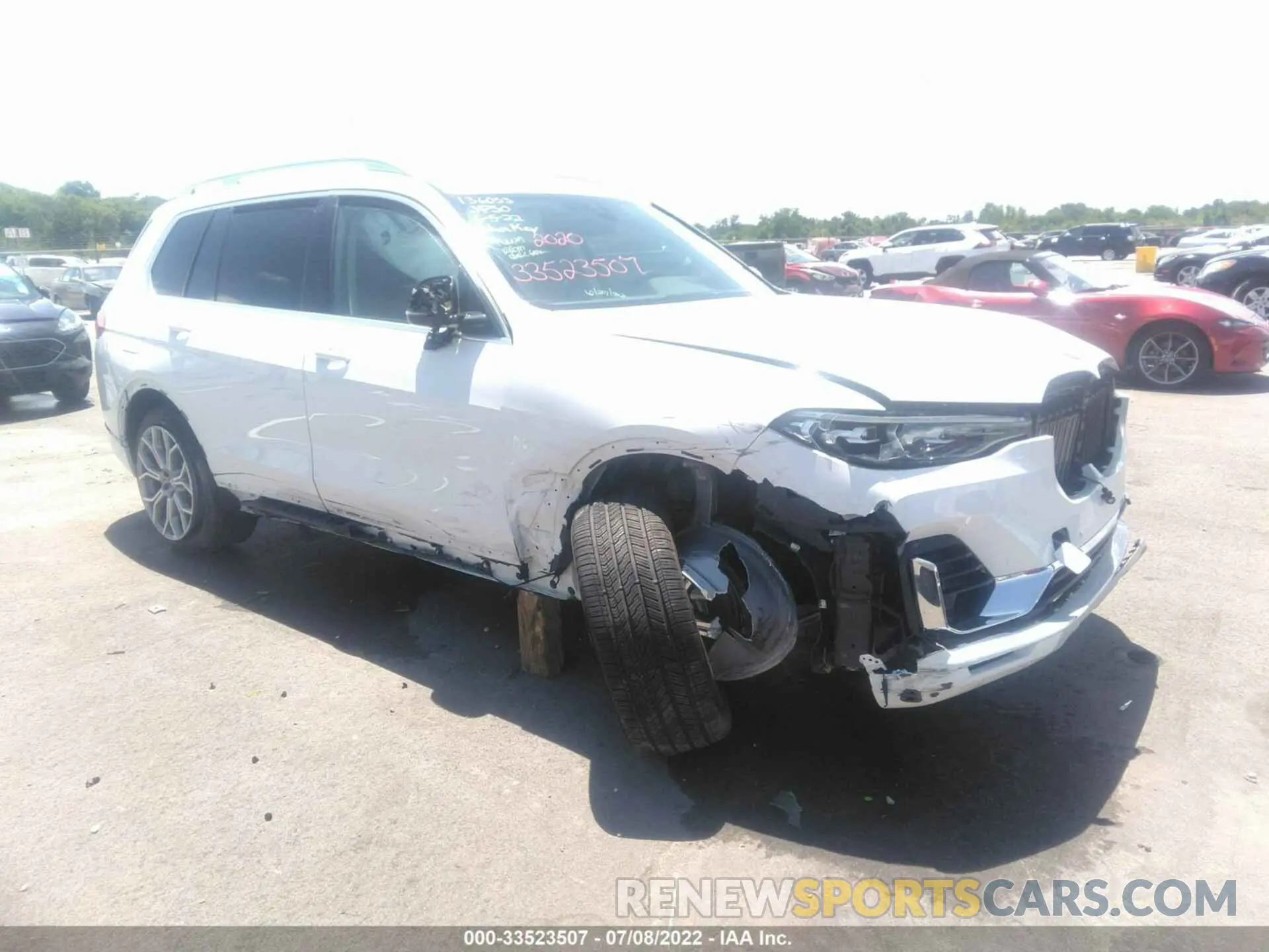 1 fotografías del automóvil dañado 5UXCW2C00L9B23348 BMW X7 2020